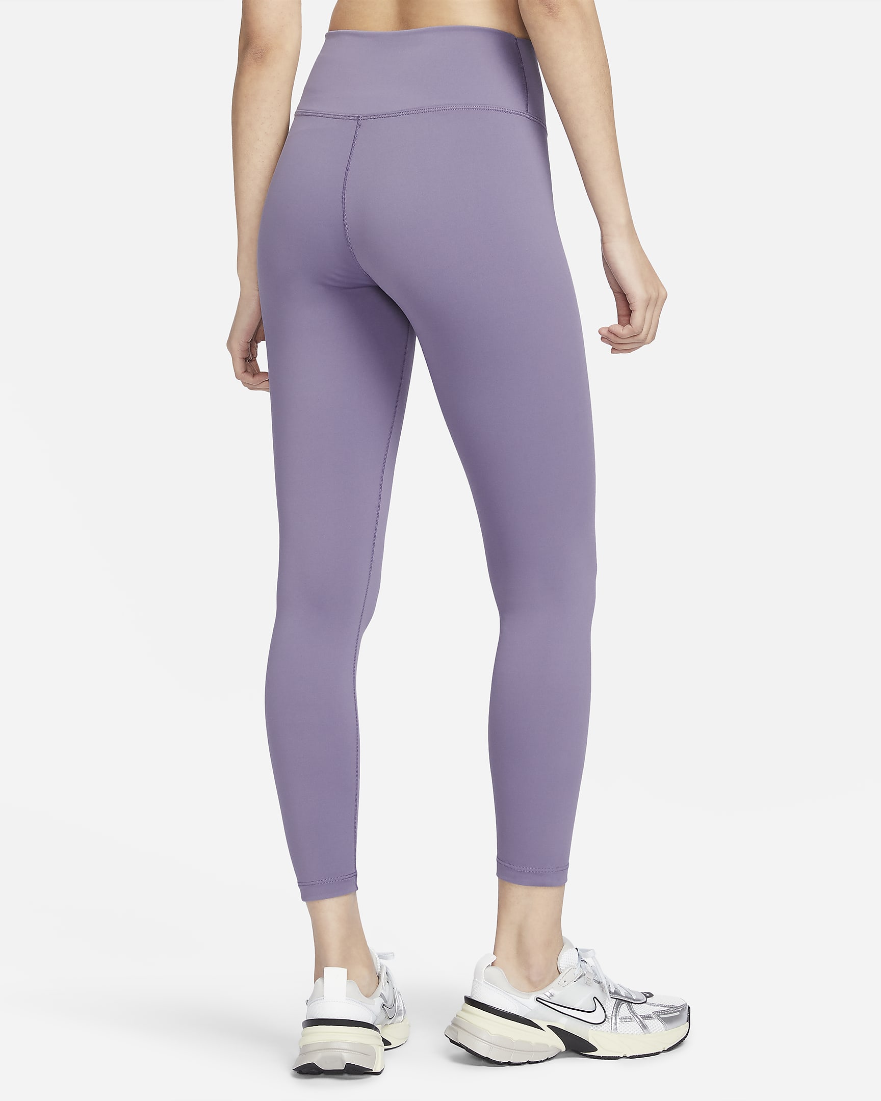 Nike One Women's High-Waisted Full-Length Leggings - Daybreak/Black