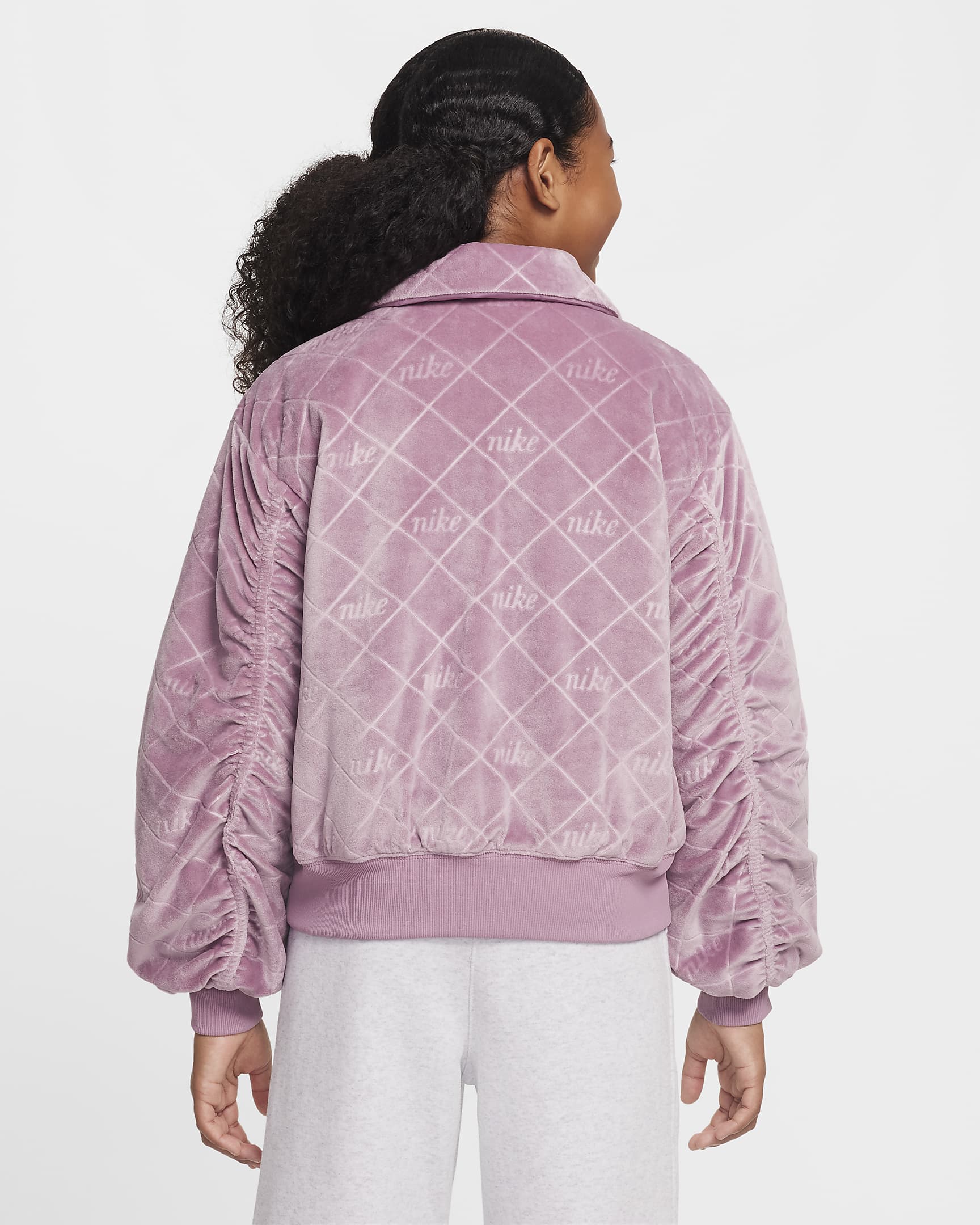 Nike Sportswear Jacke für ältere Kinder (Mädchen) - Plum Dust