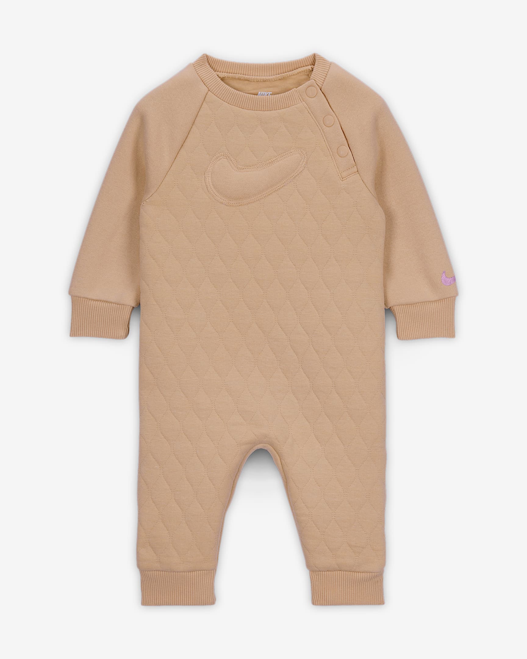Nike Ready, Set! Baby (0-9M) Coverall - Sanddrift