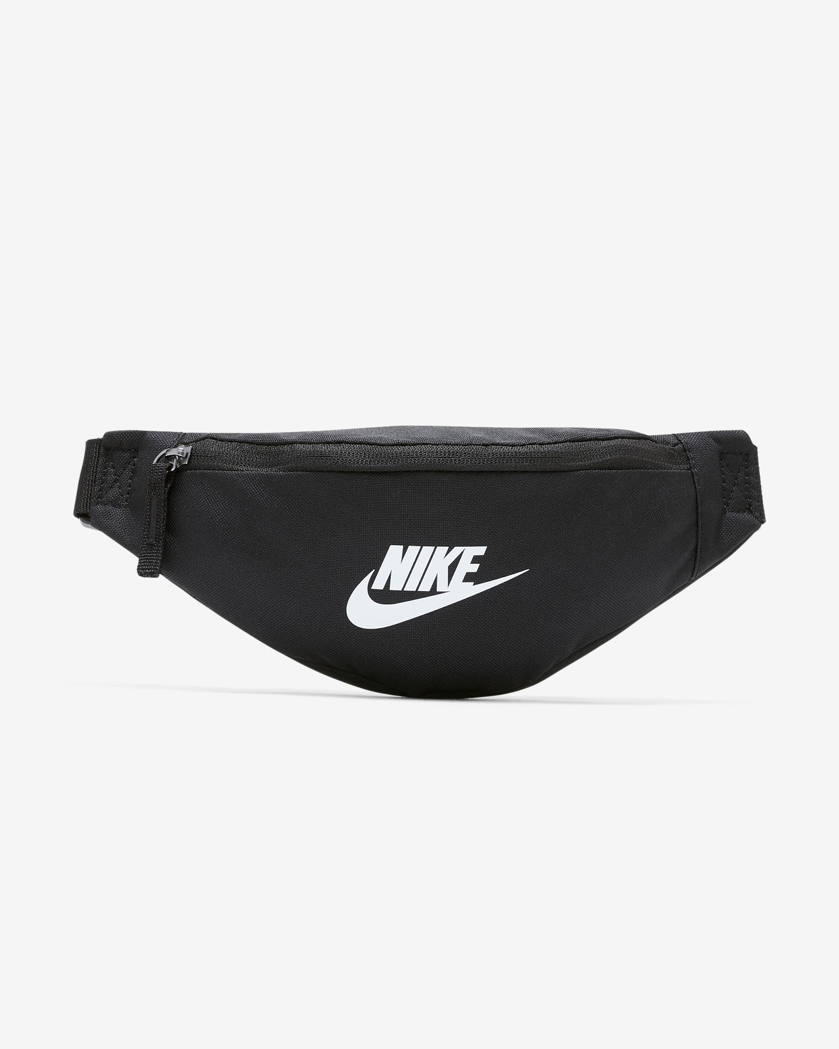 Nike Heritage Hüfttasche - Schwarz/Schwarz/Weiß