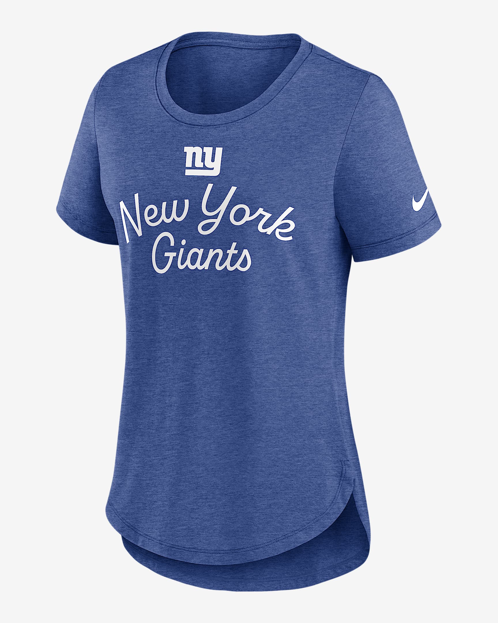 New York Giants Script Women's Nike NFL T-Shirt - Royal