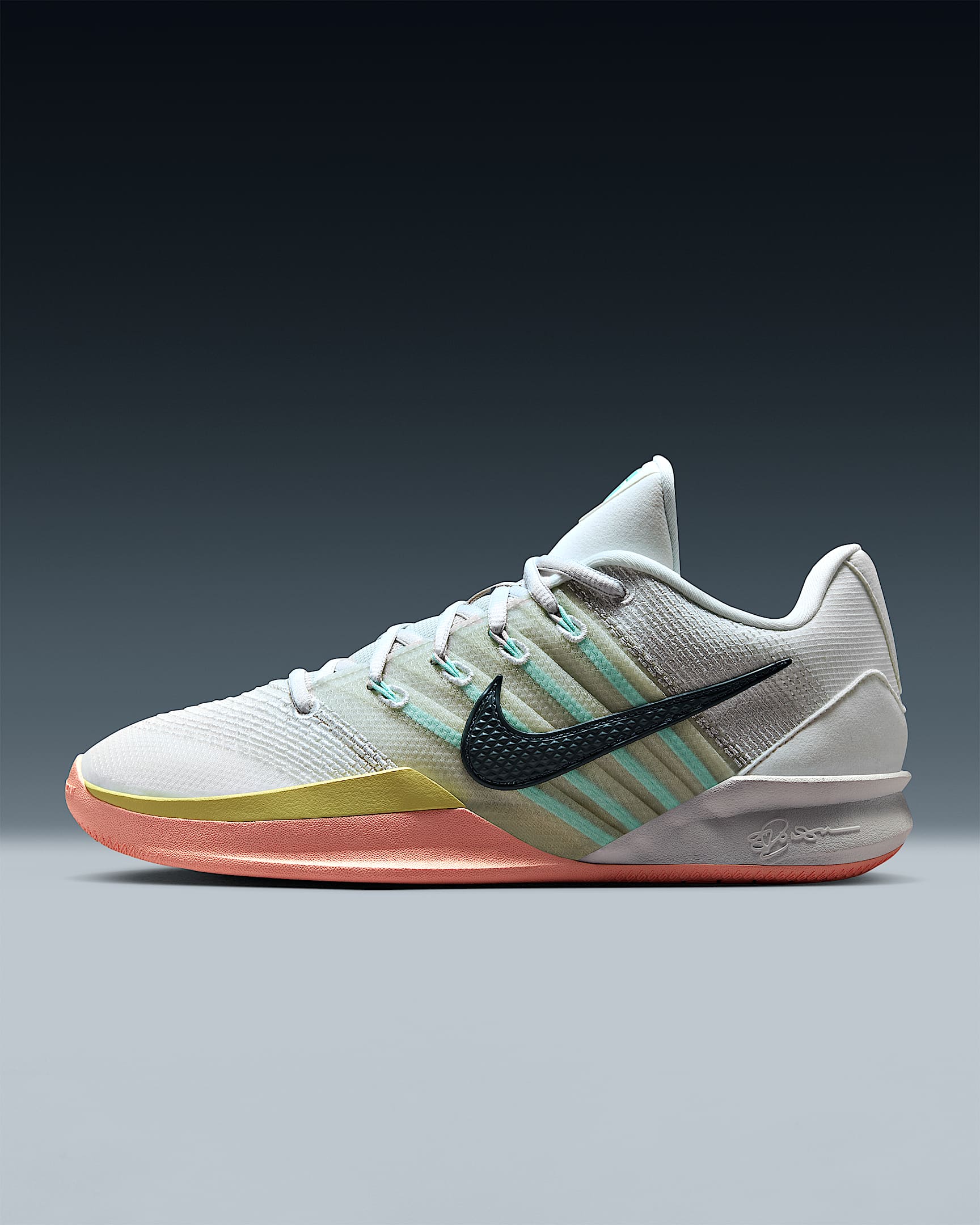 Sabrina 3 "Silencer" Basketball Shoes - Summit White/Photon Dust/Washed Coral/Iron Grey