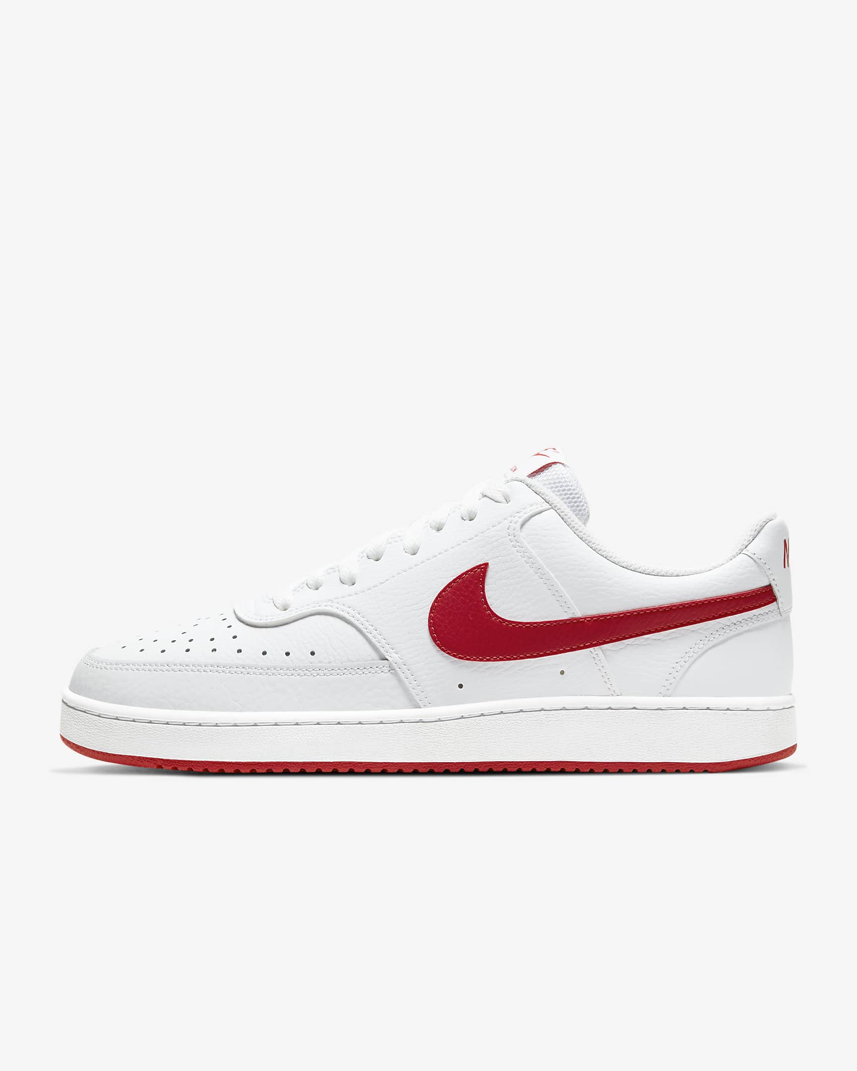 Nike Court Vision Low Shoes - White/University Red