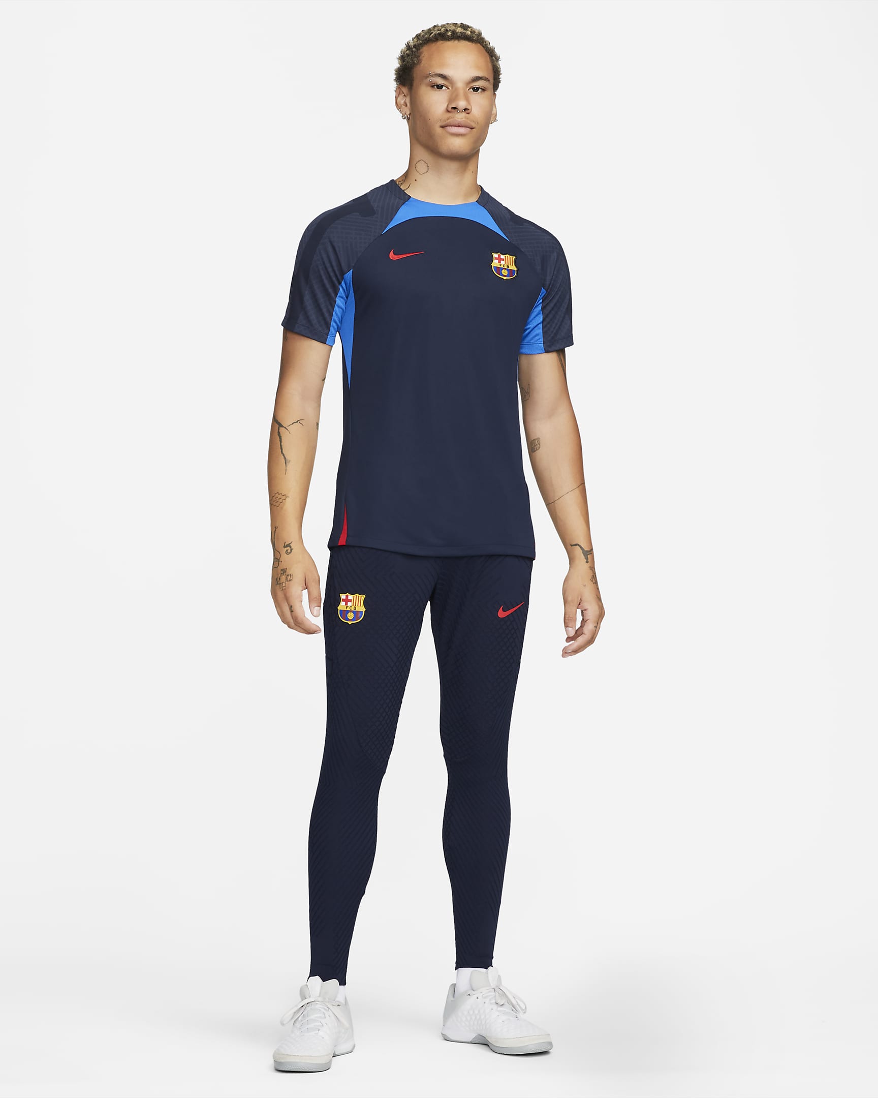 Calças De Futebol Nike Dri Fit Adv Strike Elite Fc Barcelona Para Homem Nike Pt 4628