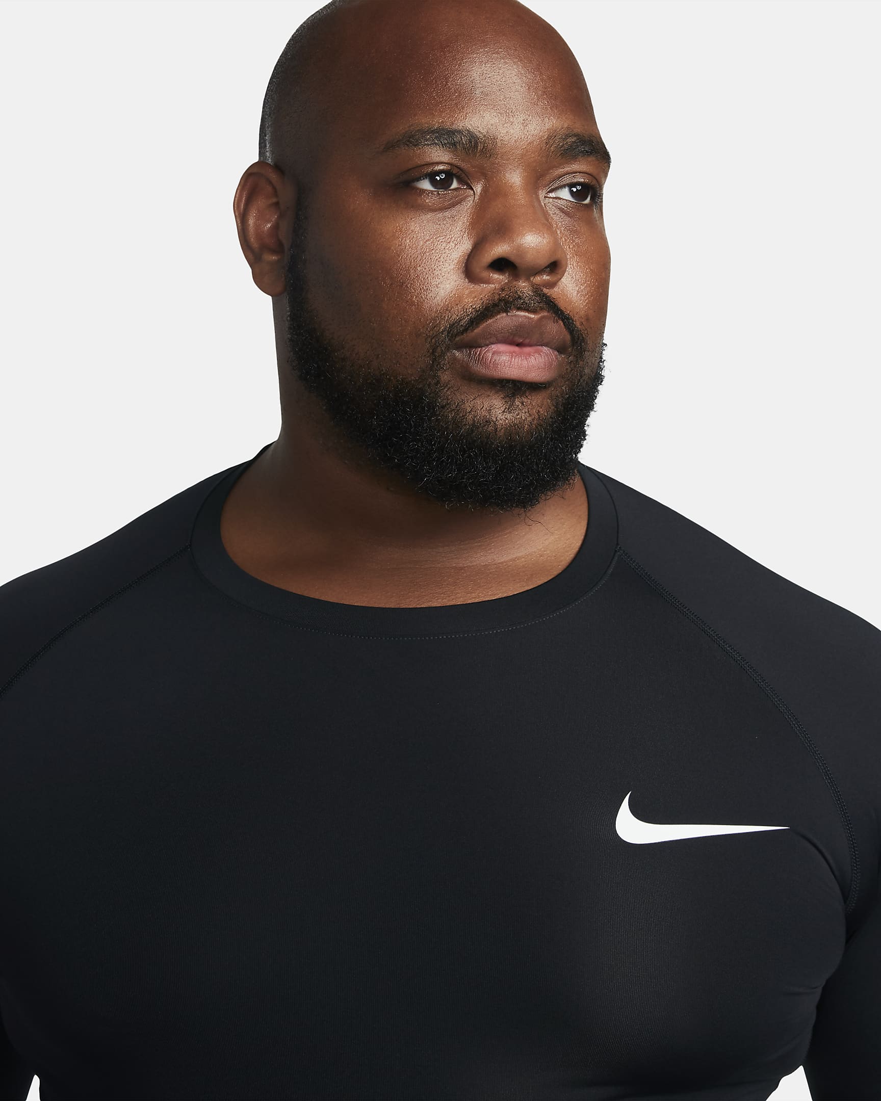 Nike Pro Dri-FIT Men's Tight-Fit Long-Sleeve Top. Nike HR