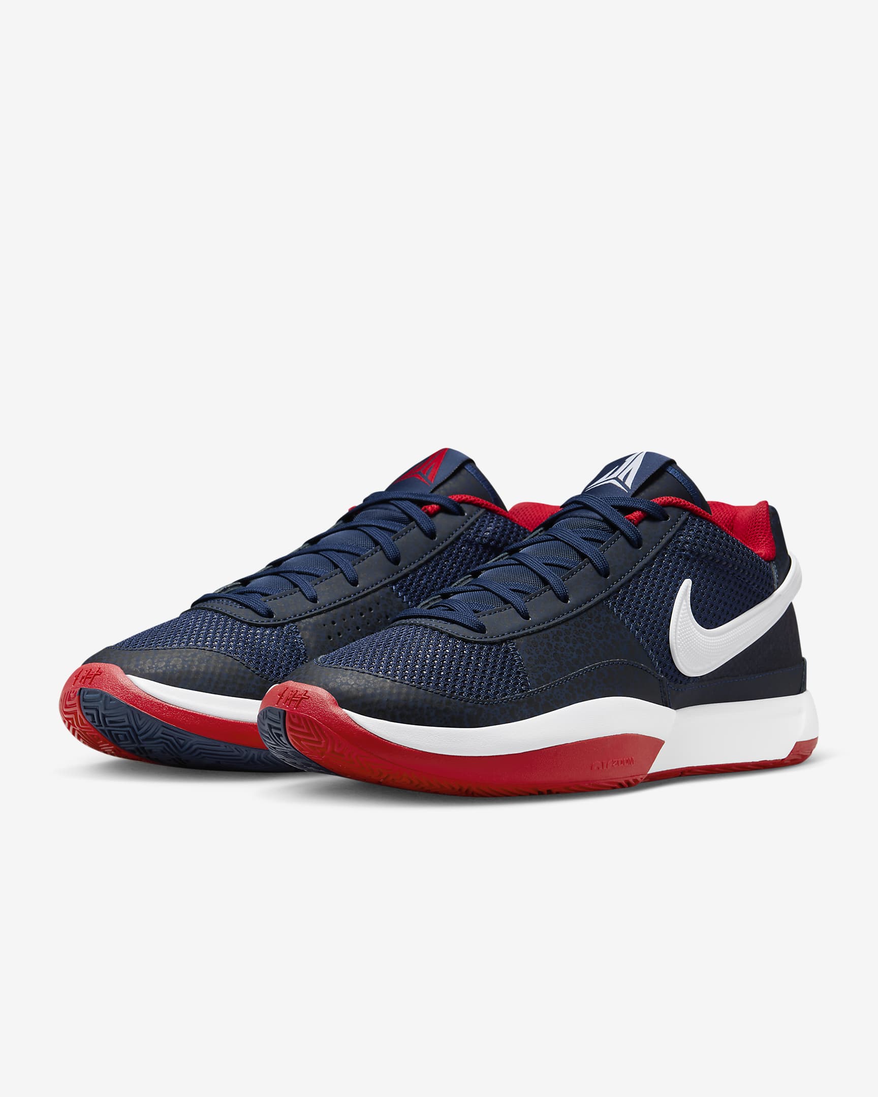 Ja 1 Basketbol Ayakkabısı - Midnight Navy/University Red/Beyaz