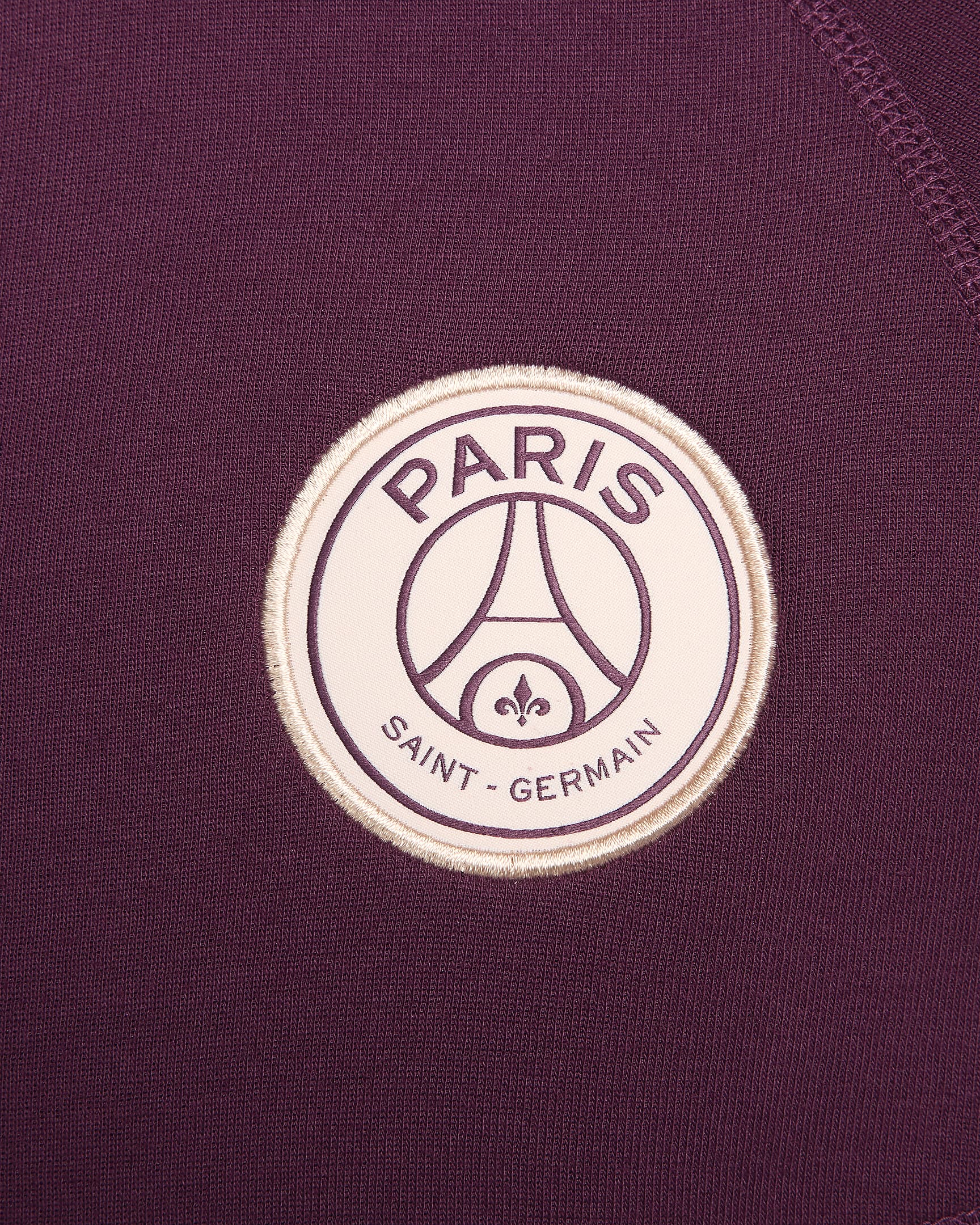 Huvtröja Nike Paris Saint-Germain Tech Fleece Windrunner Nike Football med hel dragkedja för män - Bordeaux/Guava Ice