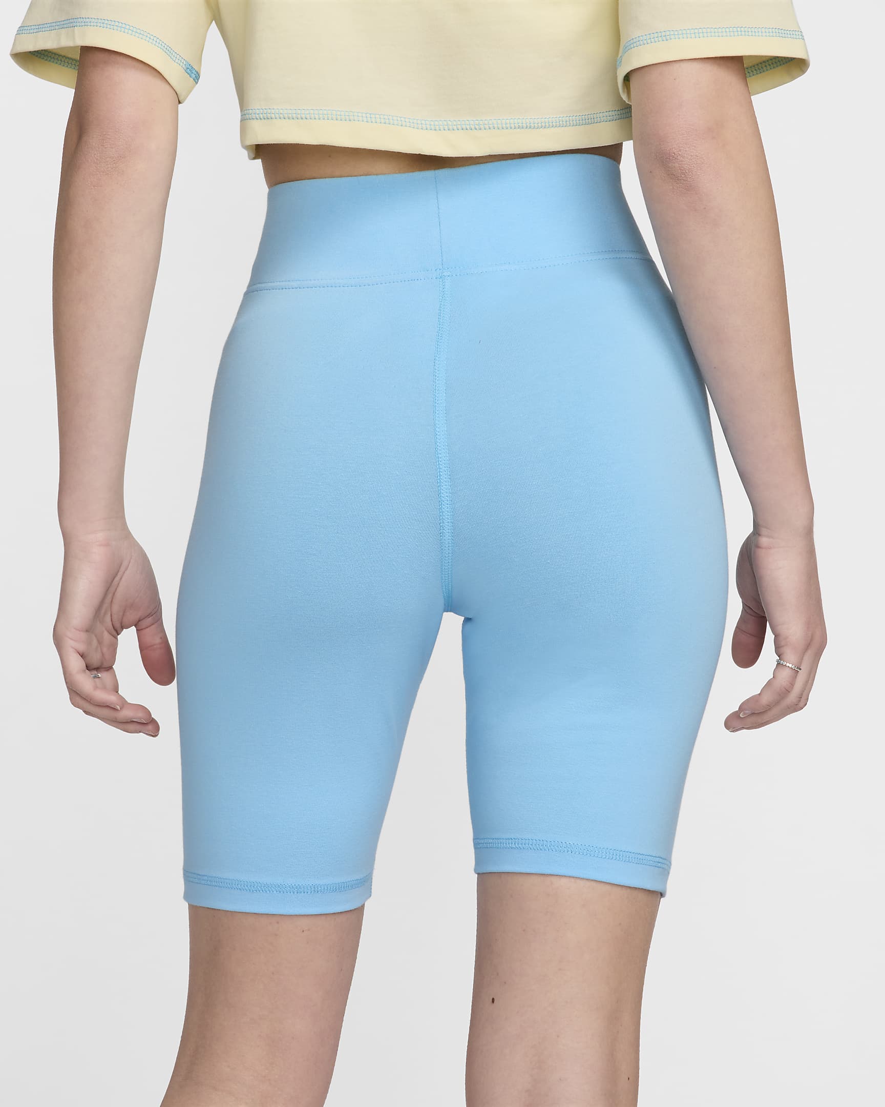 Nike Sportswear Women's Biker Shorts - Aquarius Blue