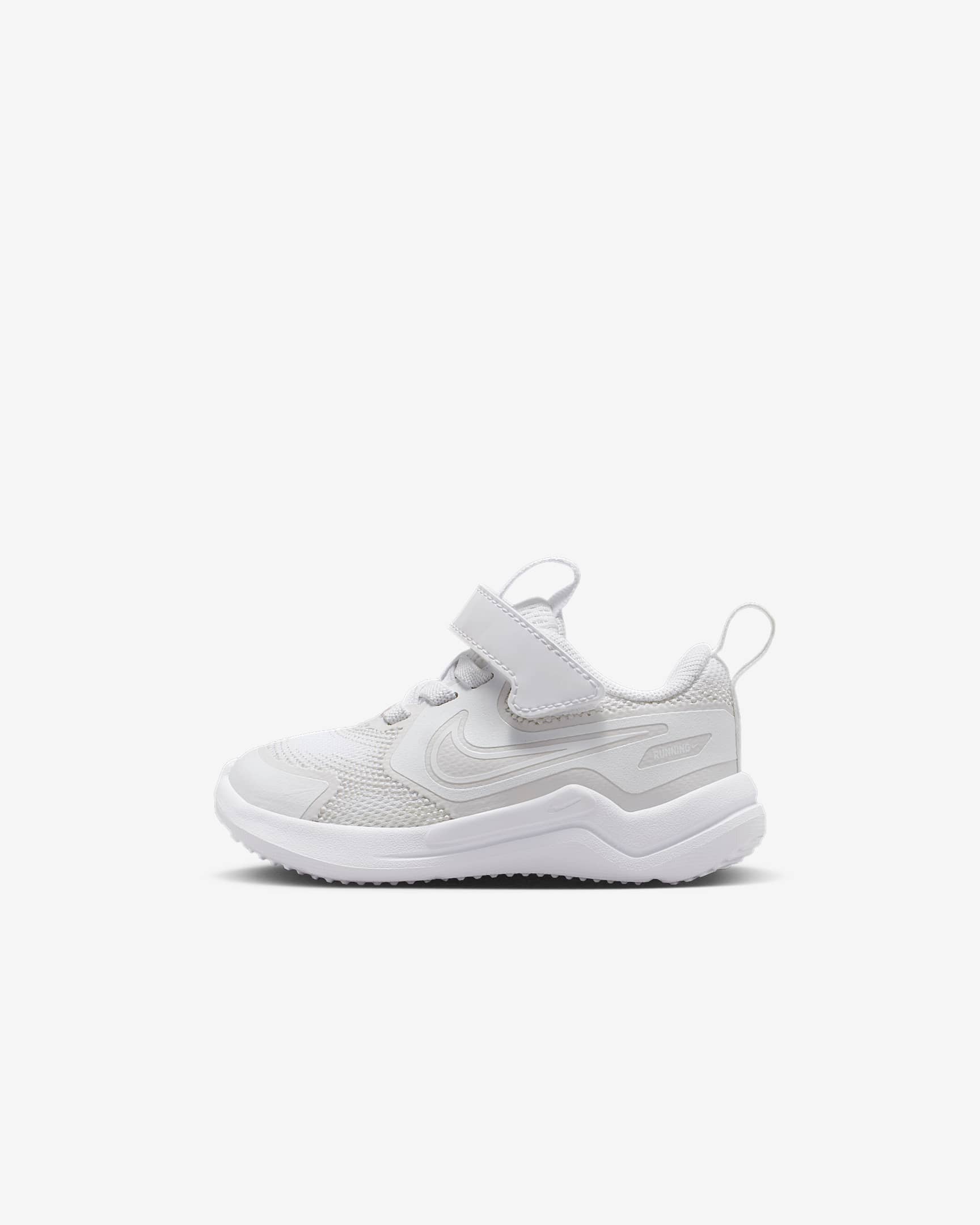 Tenis para bebé e infantil Nike Cosmic Runner - Blanco/Blanco/Tinte platino