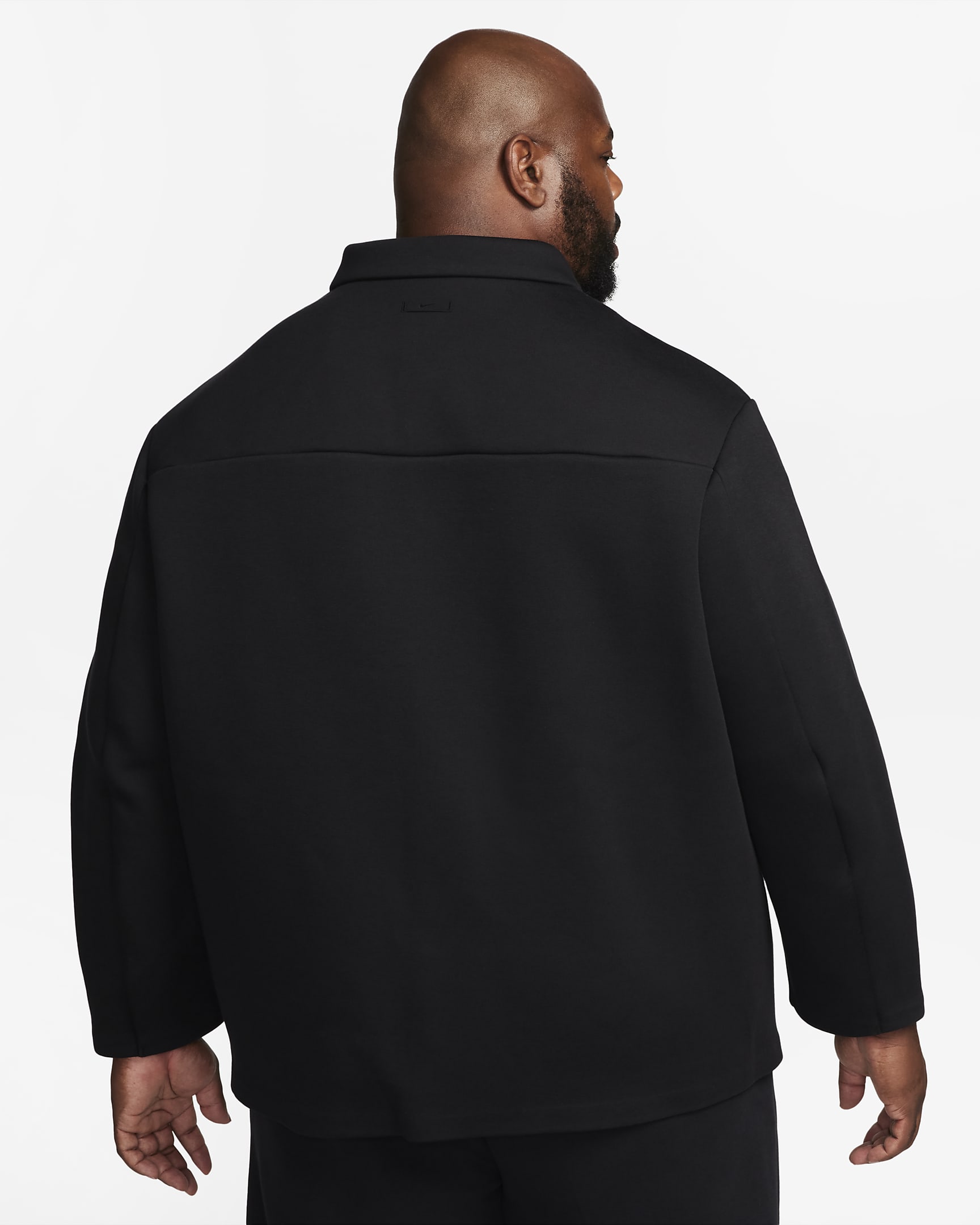 Surchemise oversize Nike Sportswear Tech Fleece Reimagined pour homme - Noir/Noir