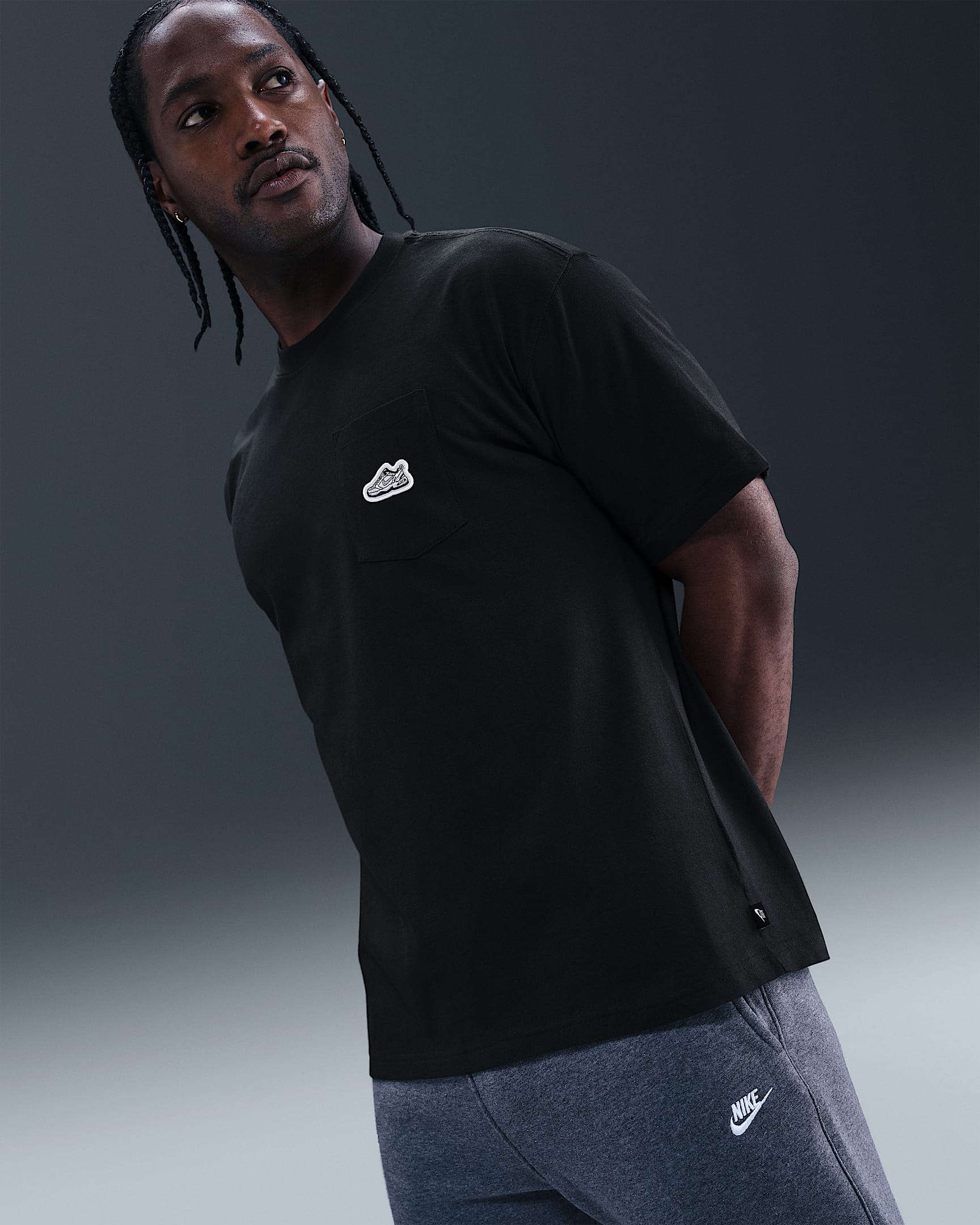Nike Sportswear Monarch Men's T-Shirt - Black