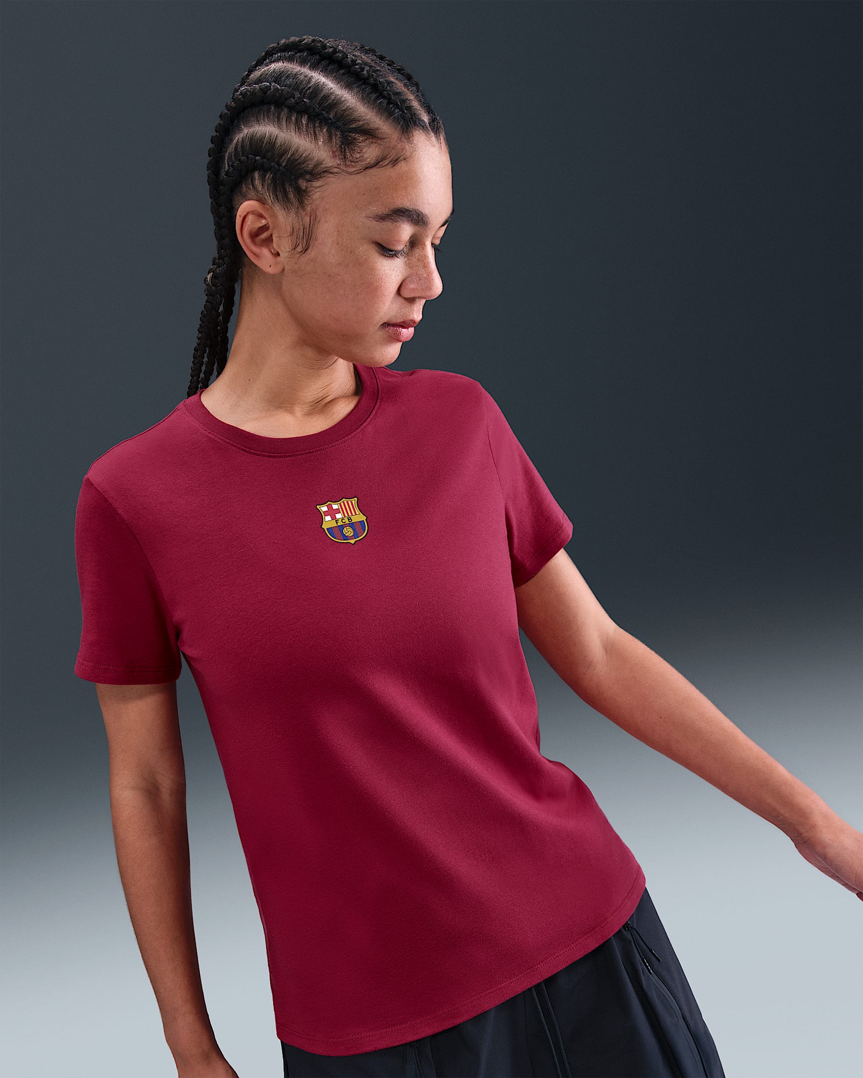 T-shirt da calcio Nike FC Barcelona – Donna - Noble Red