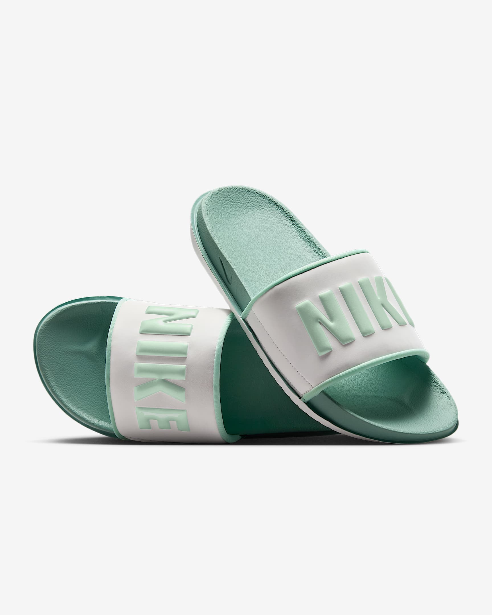 Nike Offcourt Women's Slides - Summit White/Cannon/Mint Foam/Mint Foam