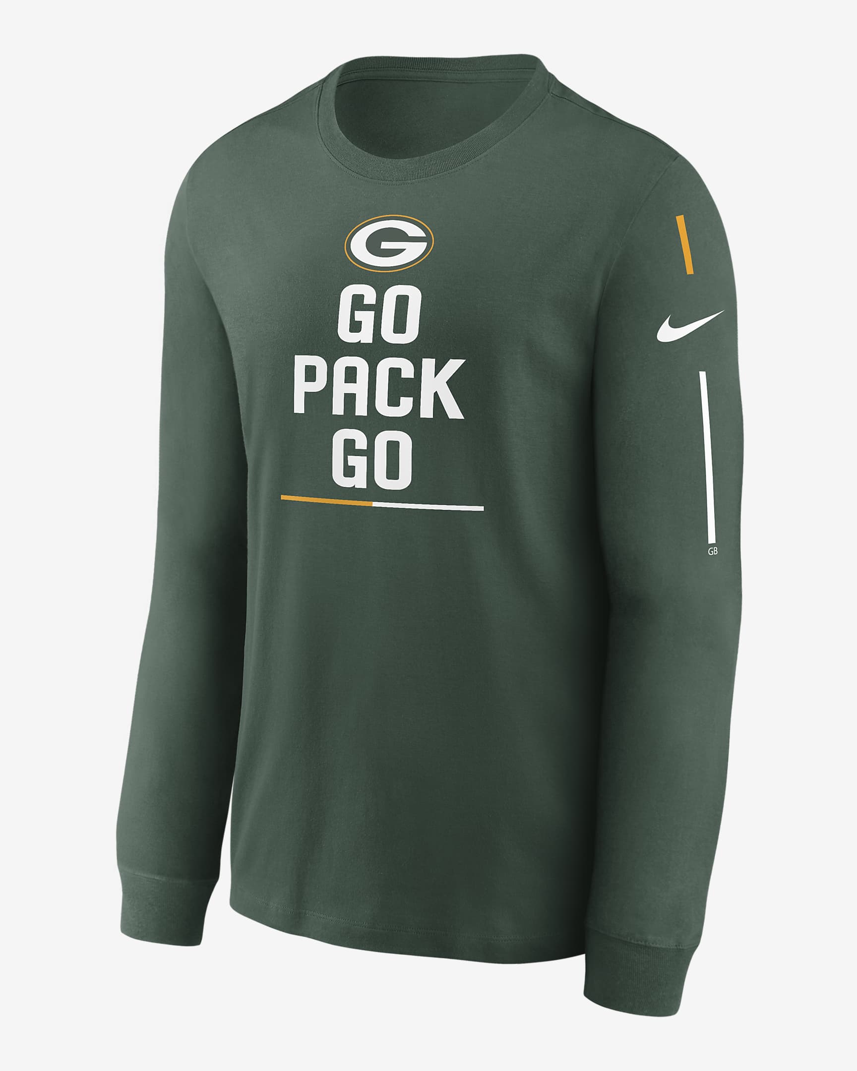 Nike Team Slogan (NFL Green Bay Packers) Men's Long-Sleeve T-Shirt ...