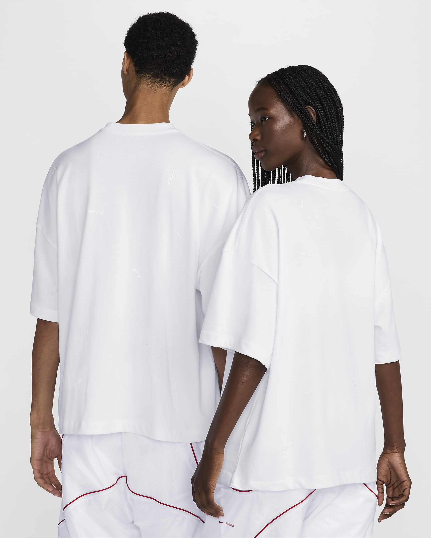 Nike x Jacquemus Kurzarm-T-Shirt - Weiß