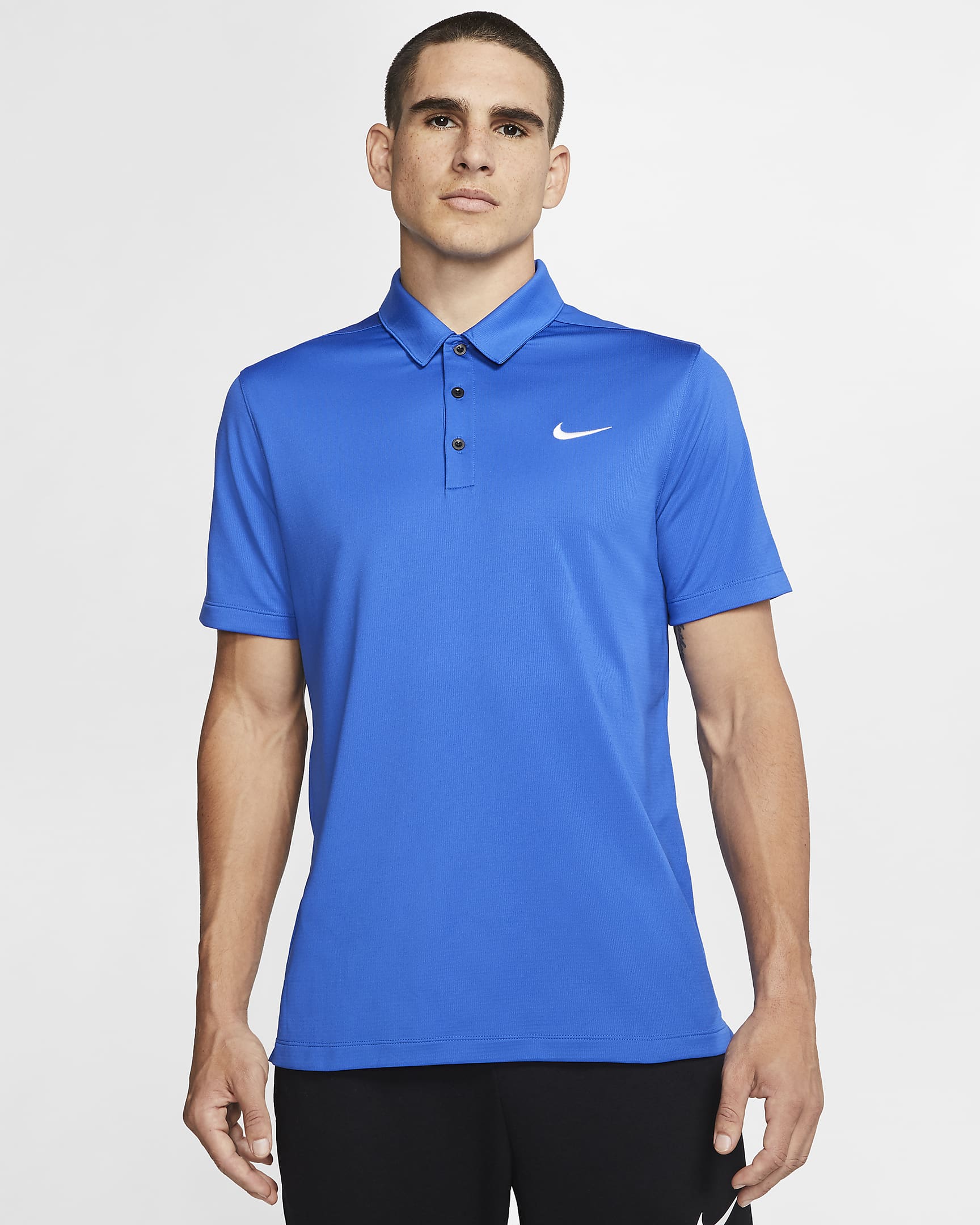 Nike Men's Football Polo - Game Royal/Black/White