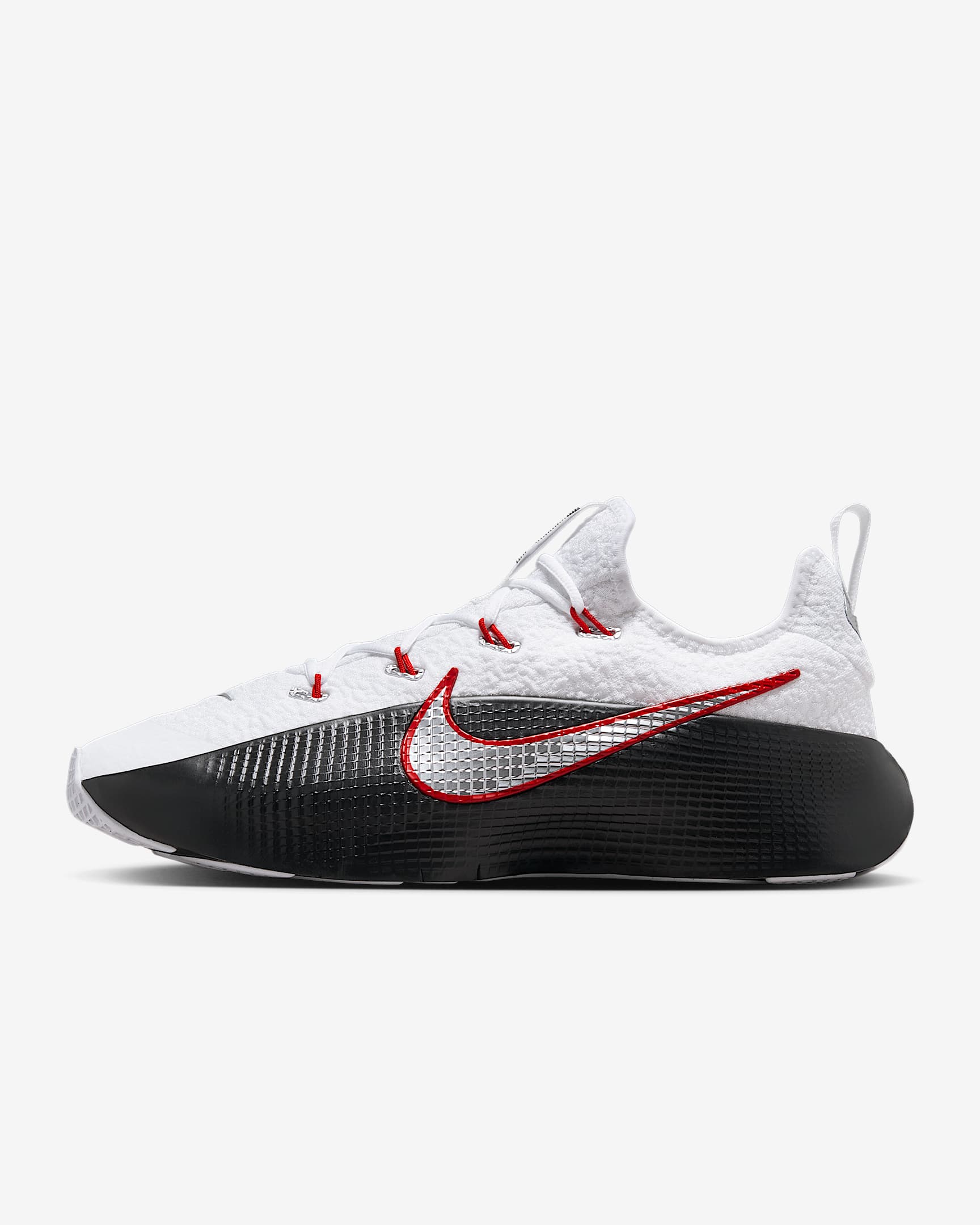LeBron TR 1 Men's Workout Shoes - White/Black/University Red/Metallic Silver