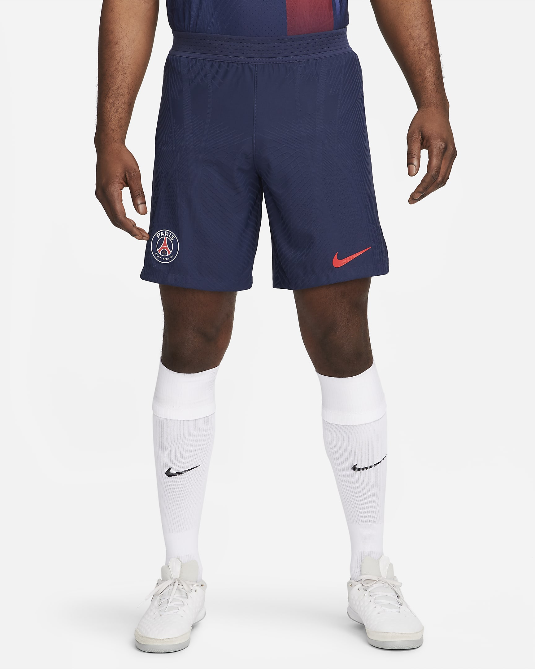 Shorts de fútbol Nike Dri-FIT ADV del Paris Saint-Germain local/visitante 2023/24 Match para hombre - Azul marino medianoche/Rojo universitario