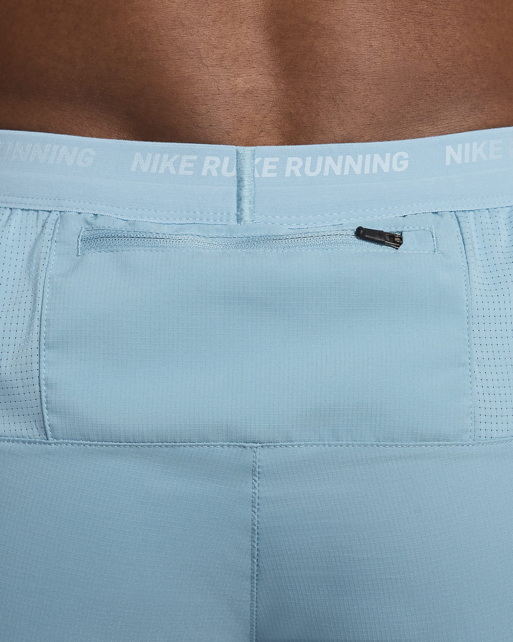 Nike Stride Men's Dri-FIT 13cm (approx.) Hybrid Running Shorts - Denim Turquoise/Denim Turquoise/Black