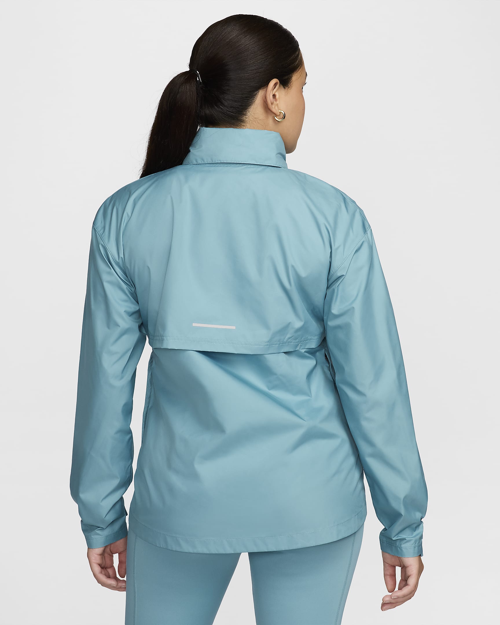 Nike Fast Repel Damen-Laufjacke - Denim Turquoise/Schwarz