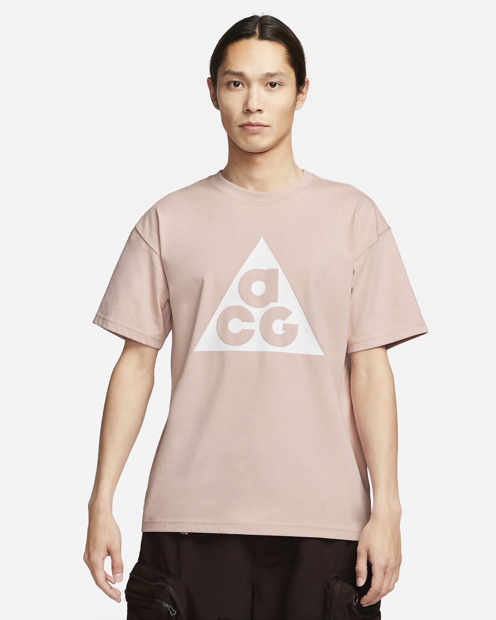 Nike ACG 男款短袖 T 恤 - Pink Oxford