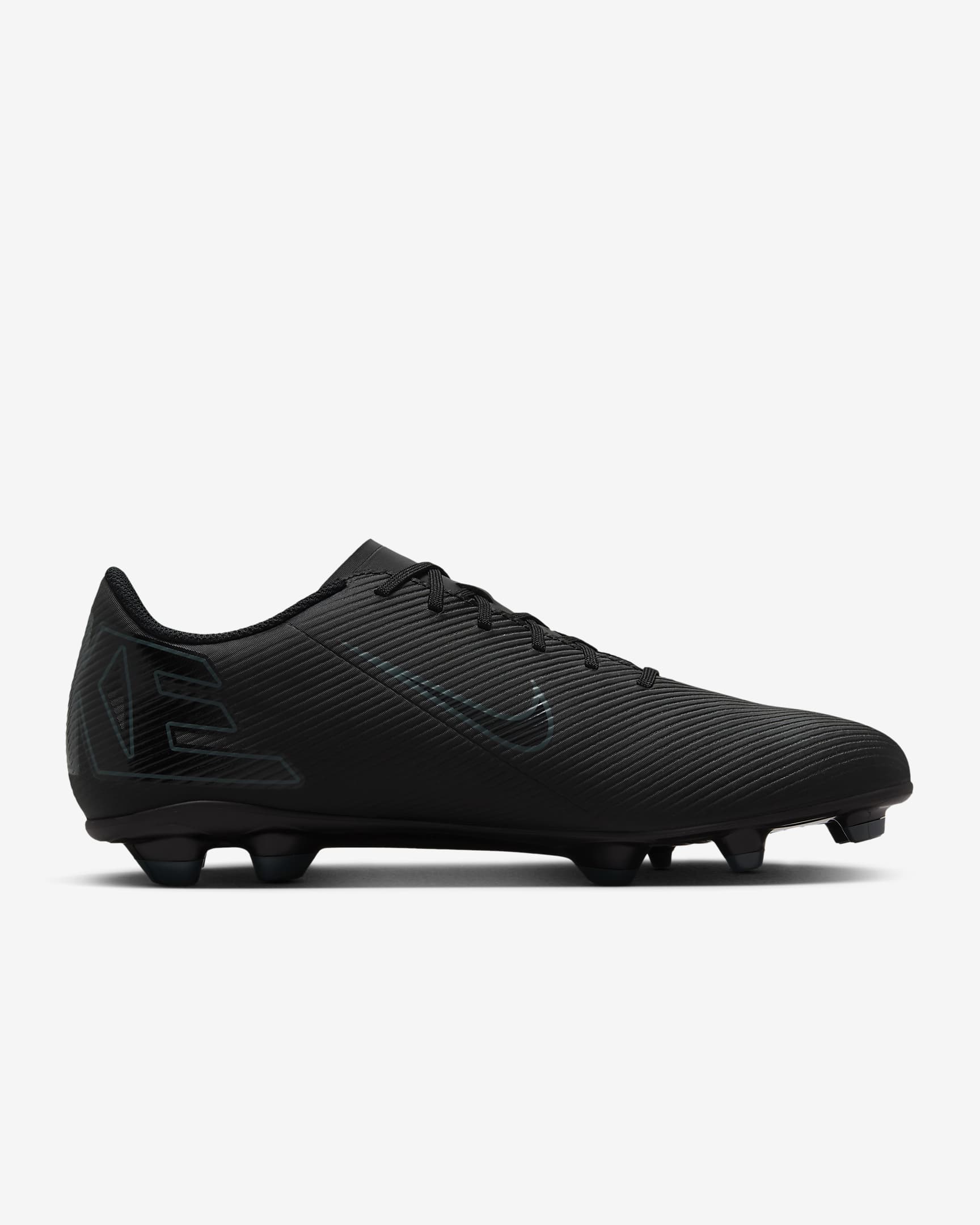 Chaussure de foot à crampons basse MG Nike Mercurial Vapor 16 Club - Noir/Deep Jungle/Noir