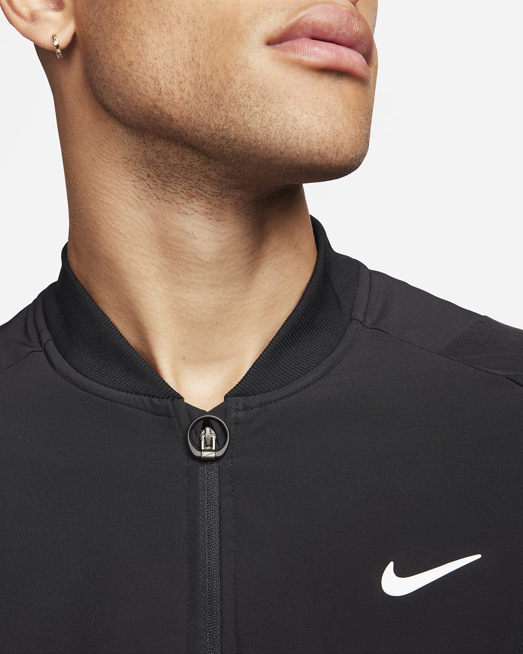 NikeCourt Advantage Chaqueta de tenis Dri-FIT - Hombre - Negro/Blanco