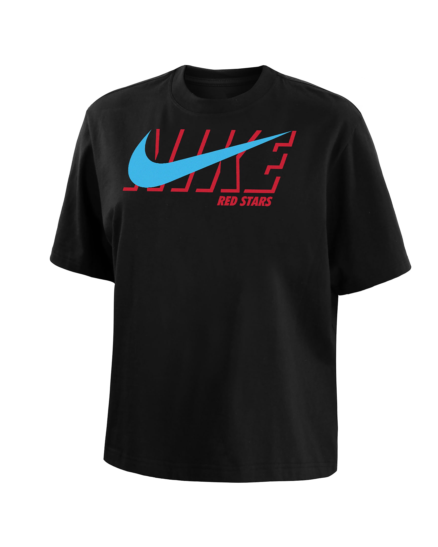 Playera de fútbol Nike para mujer Chicago Red Stars - Negro