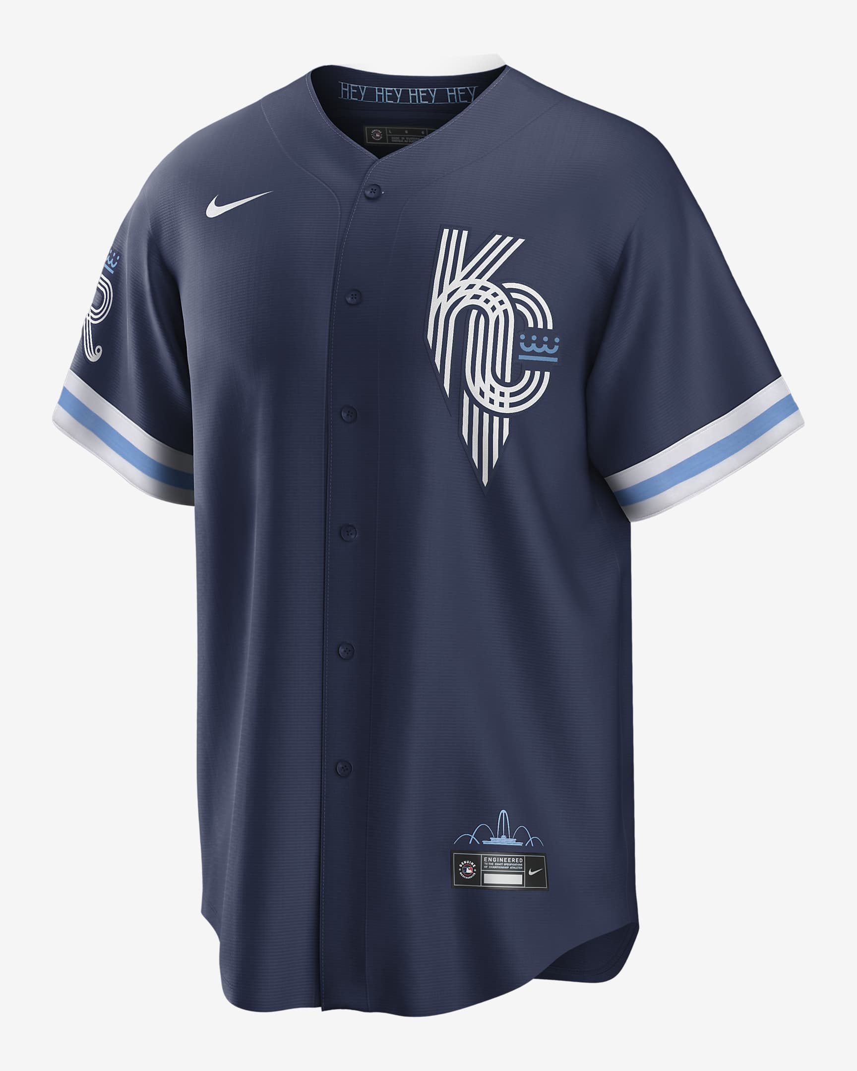 MLB Kansas City Royals City Connect Men's Replica Baseball Jersey.