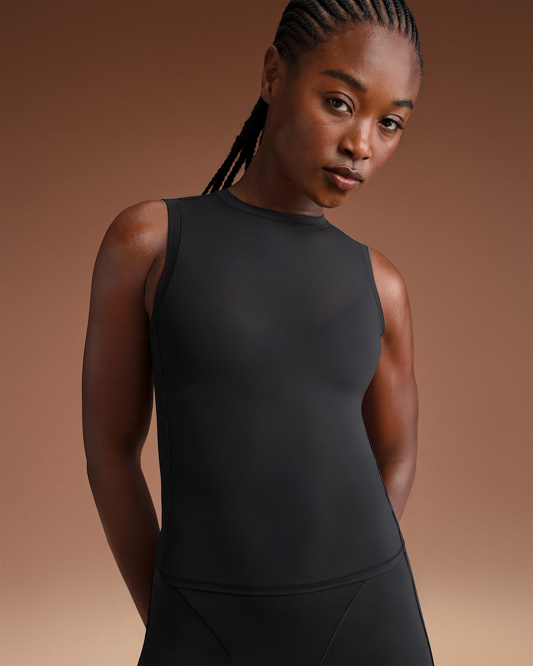 NikeSKIMS Weightless Layers Women's Sleeveless Top - NSKM OBSIDIAN