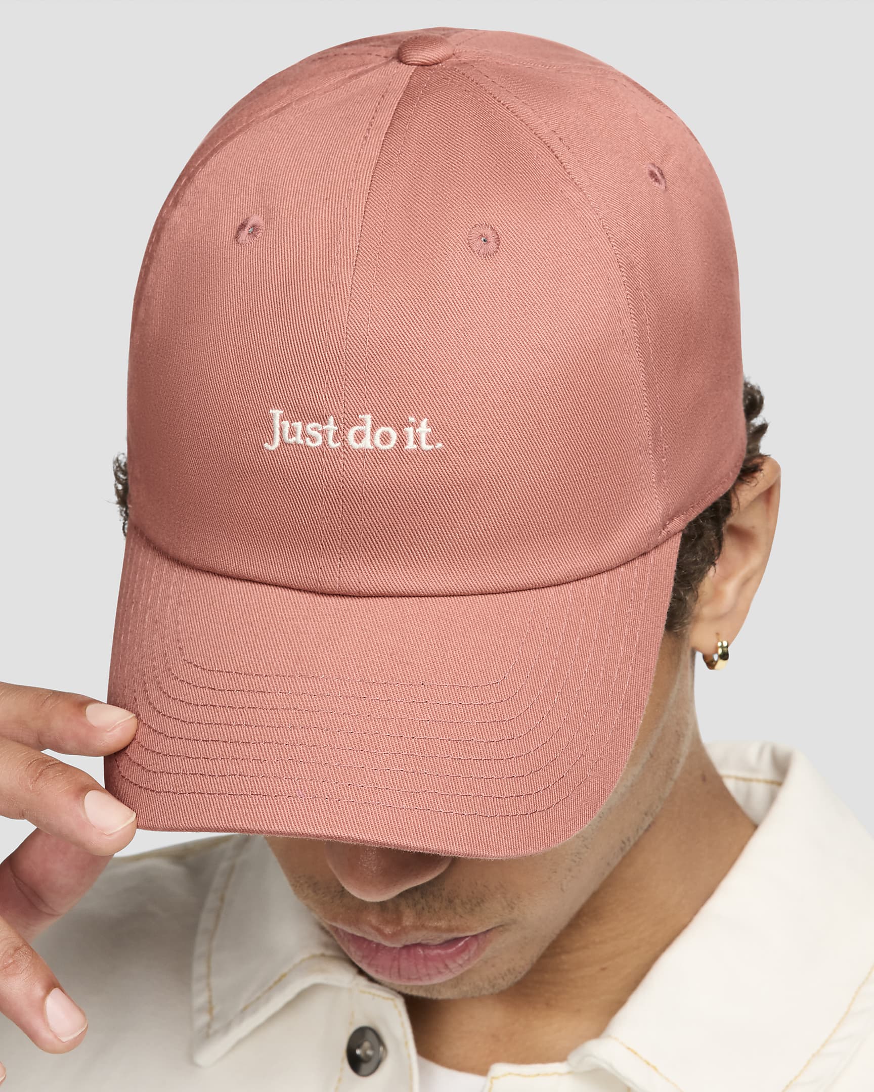 Gorra JDI sin estructura Nike Club - Rosa cañón/Vela