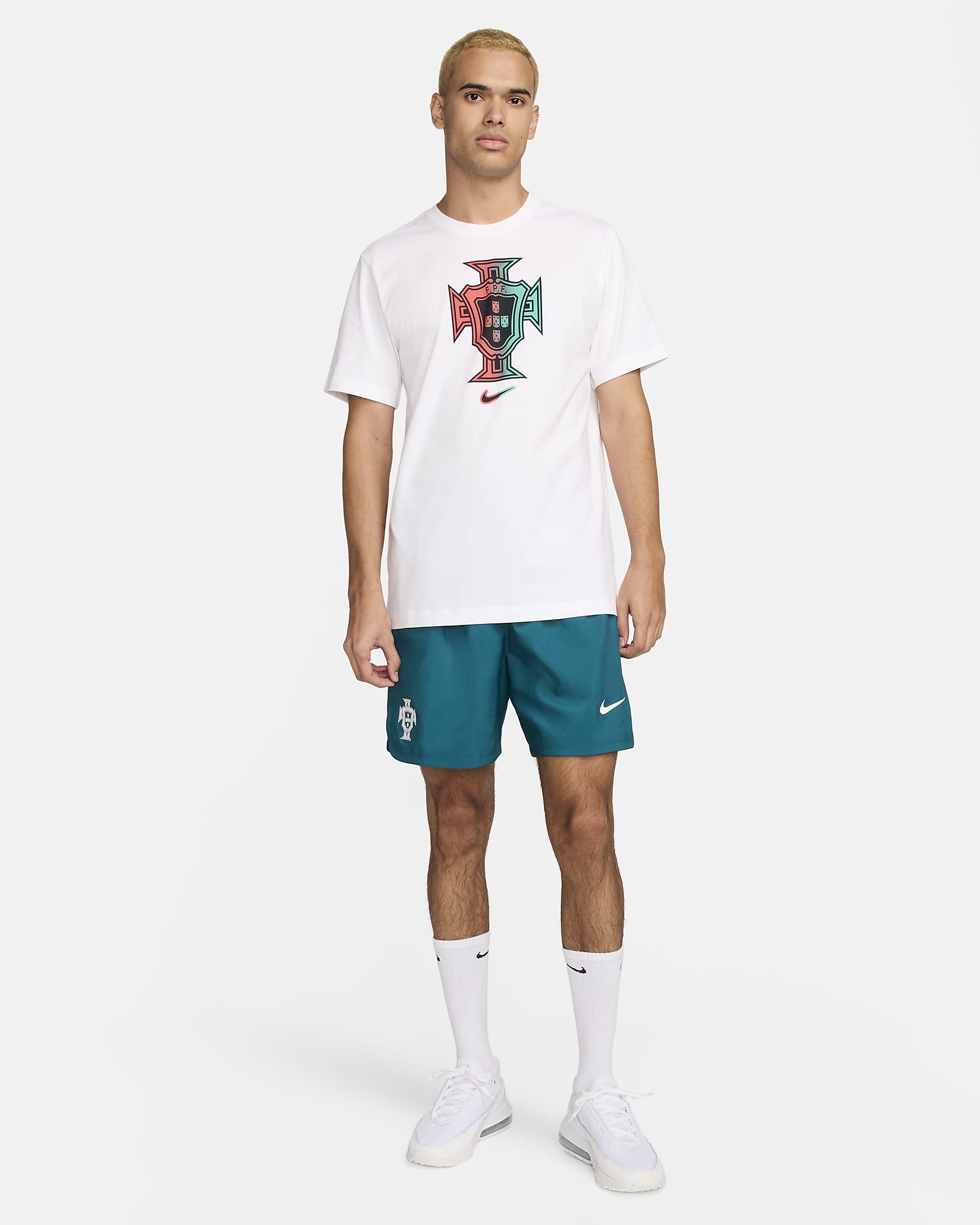 Portugal Nike Fußball-T-Shirt (Herren) - Weiß