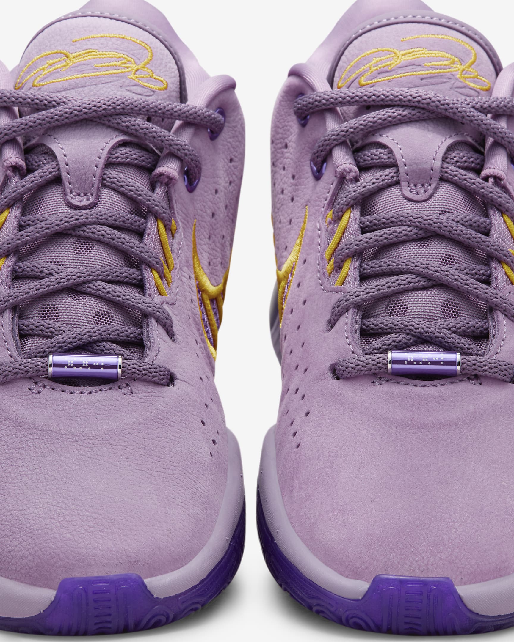 Scarpa da basket LeBron XXI "Freshwater" – Ragazzo/a - Violet Dust/Purple Cosmos/University Gold