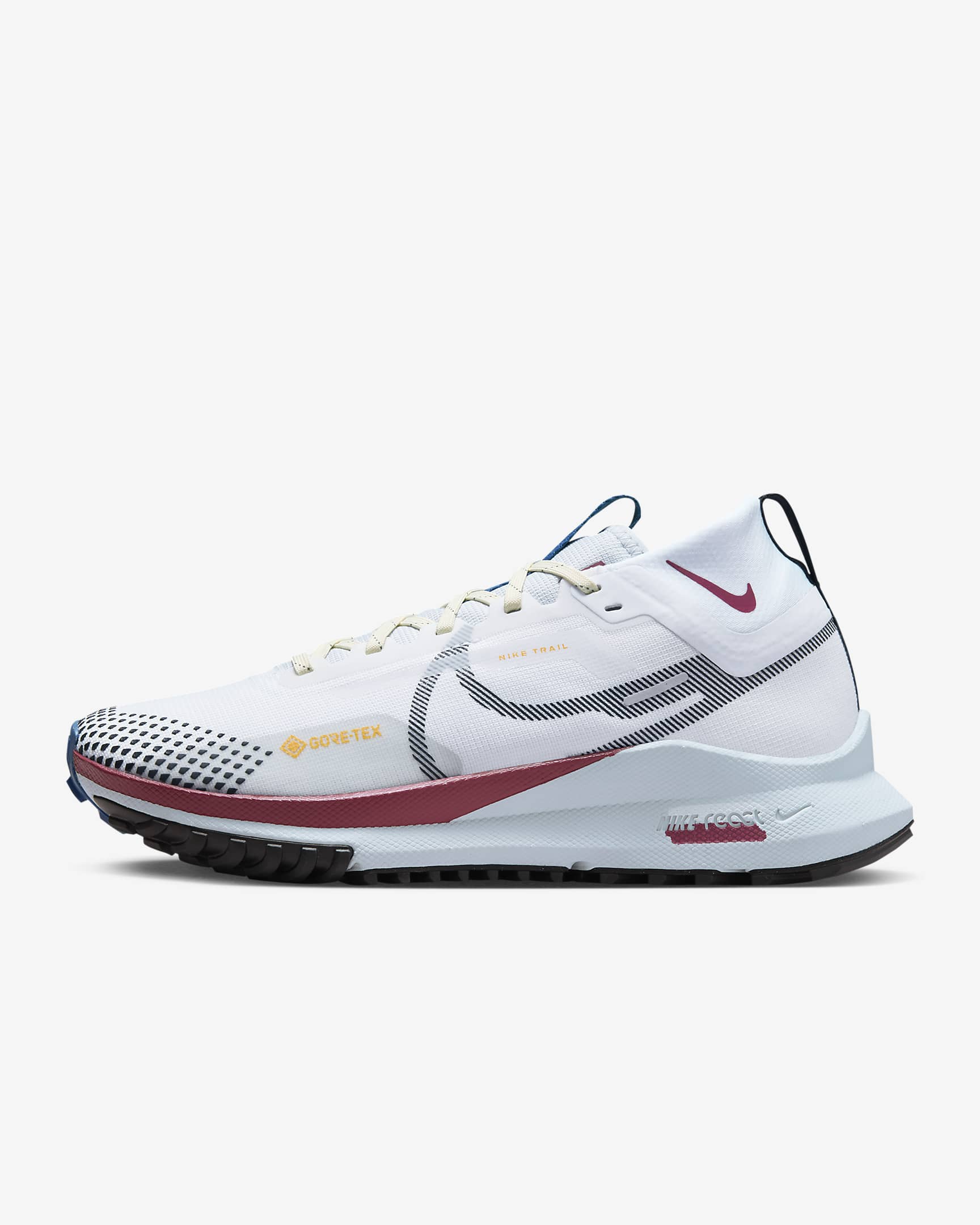 Dámské běžecké voděodolné trailové boty Nike Pegasus Trail 4 GORE-TEX - Bílá/Cedar/Court Blue/Černá