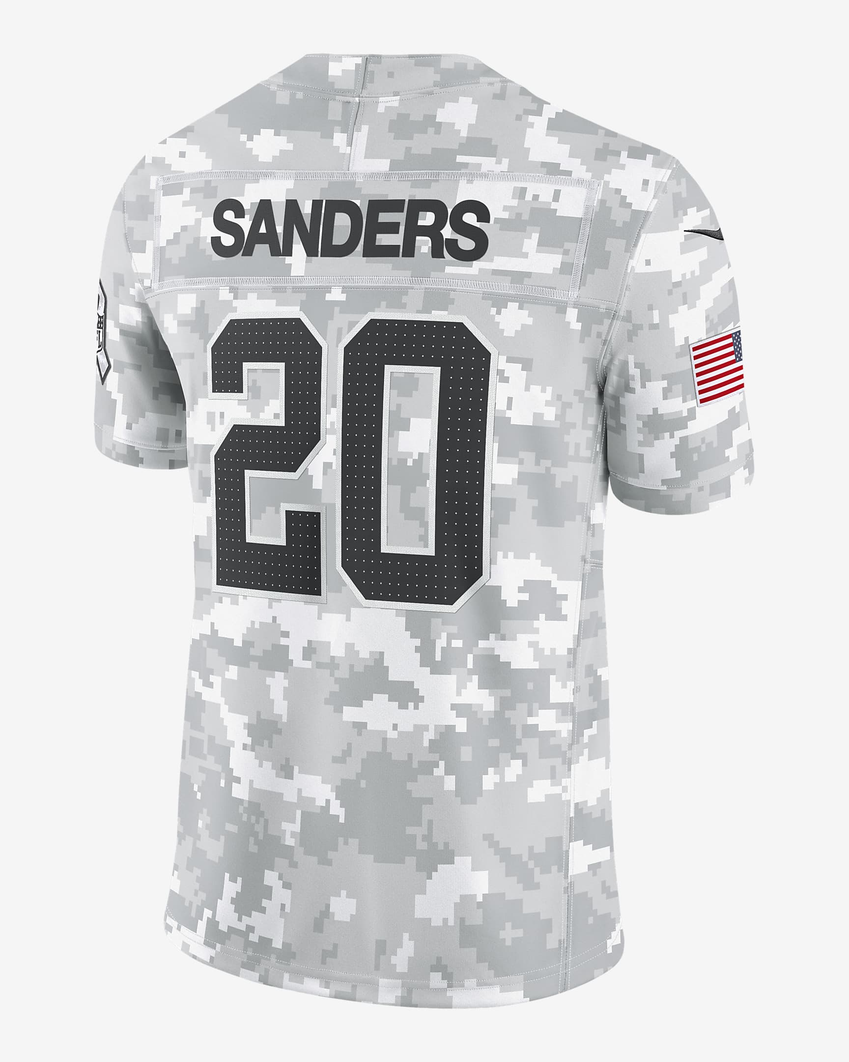 Barry Sanders Detroit Lions Salute to Service Men's Nike DriFIT NFL