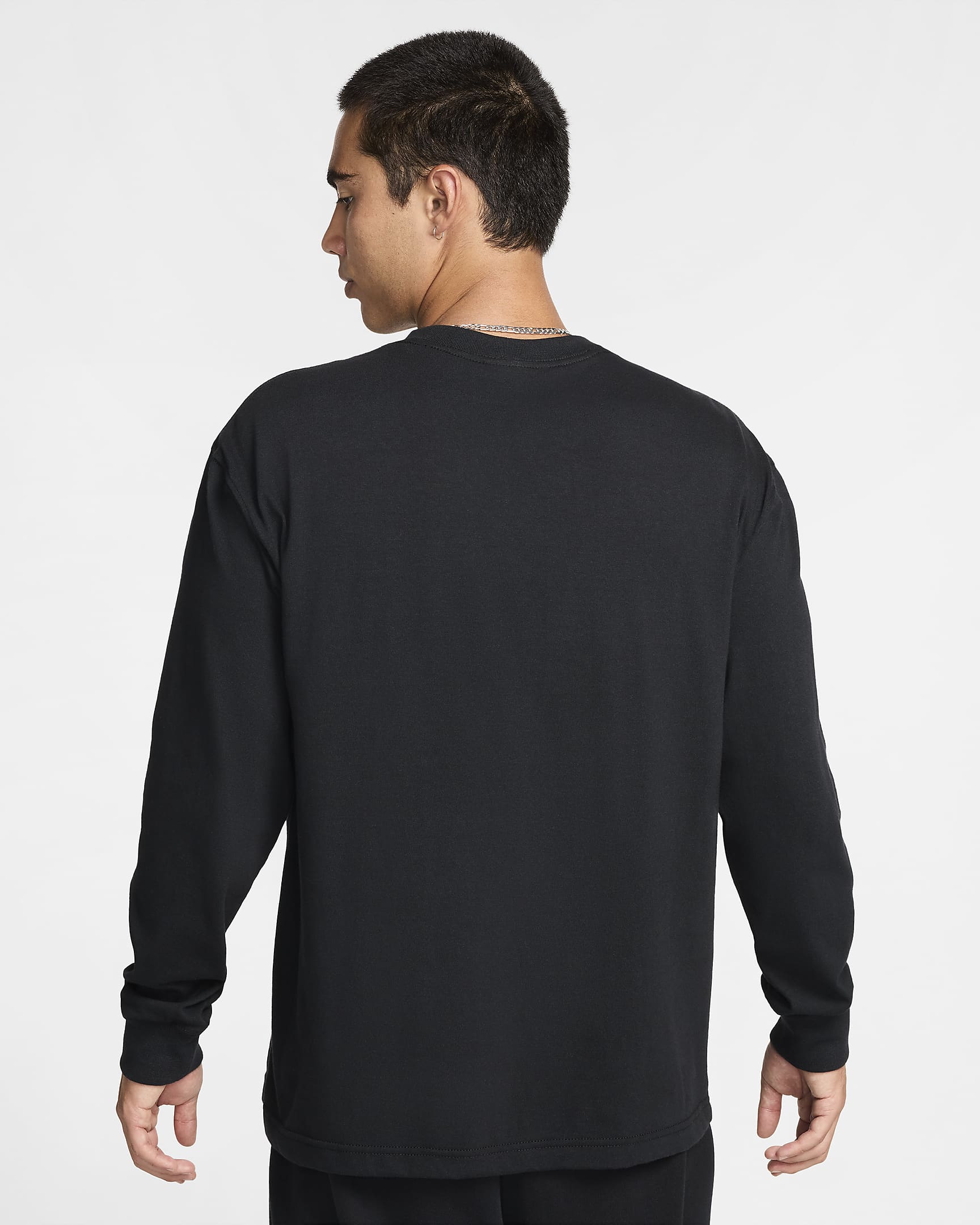 Nike "Made in USA" Men's Long-Sleeve T-Shirt - Black/Black/White