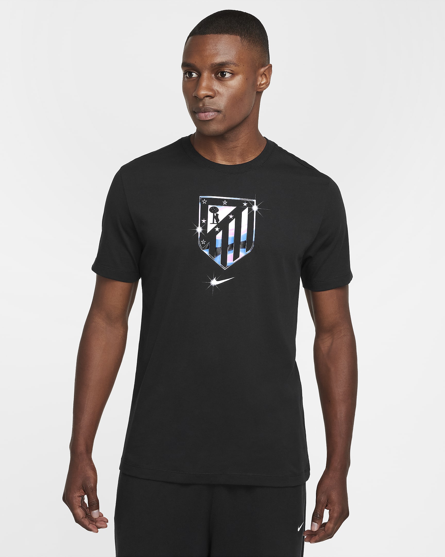 Atlético Madrid Men's Nike Football T-Shirt - Black