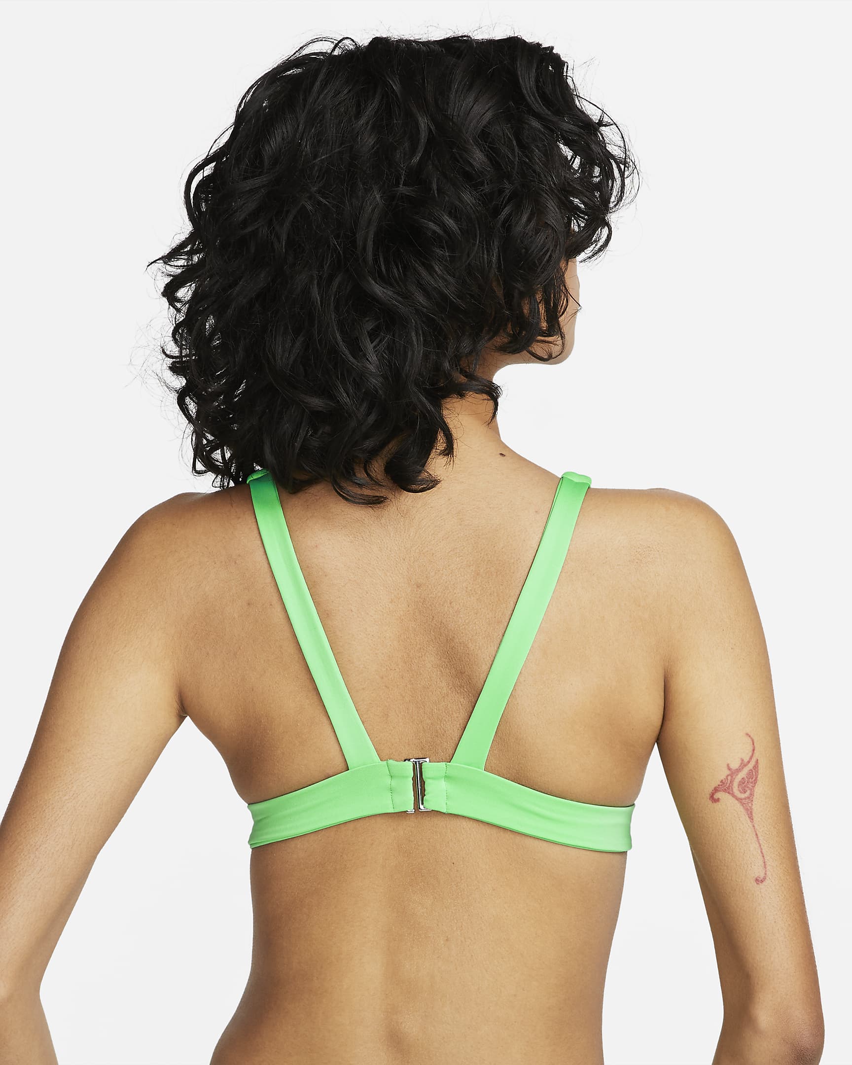 Top de bikini Bralette Nike Essential para mujer - Algas eléctricas