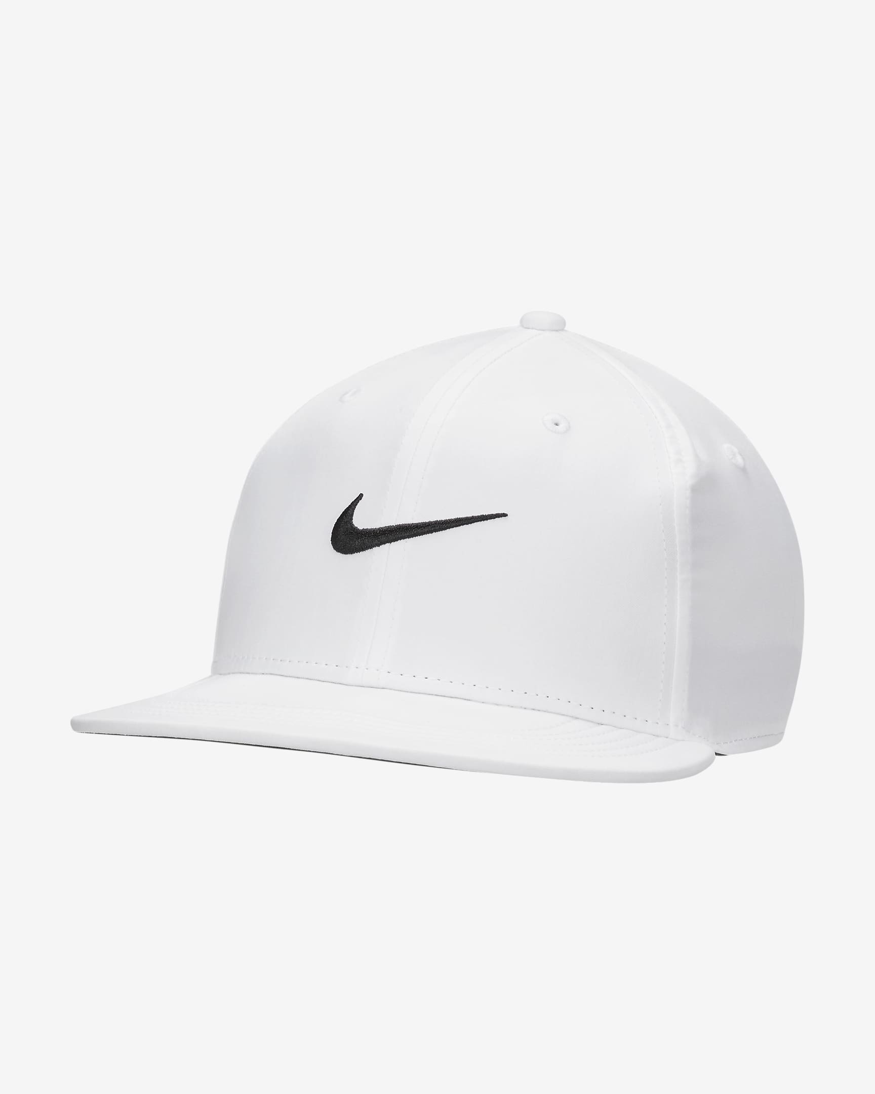 Nike Pro Structured Round Bill Cap - White/Anthracite/Black