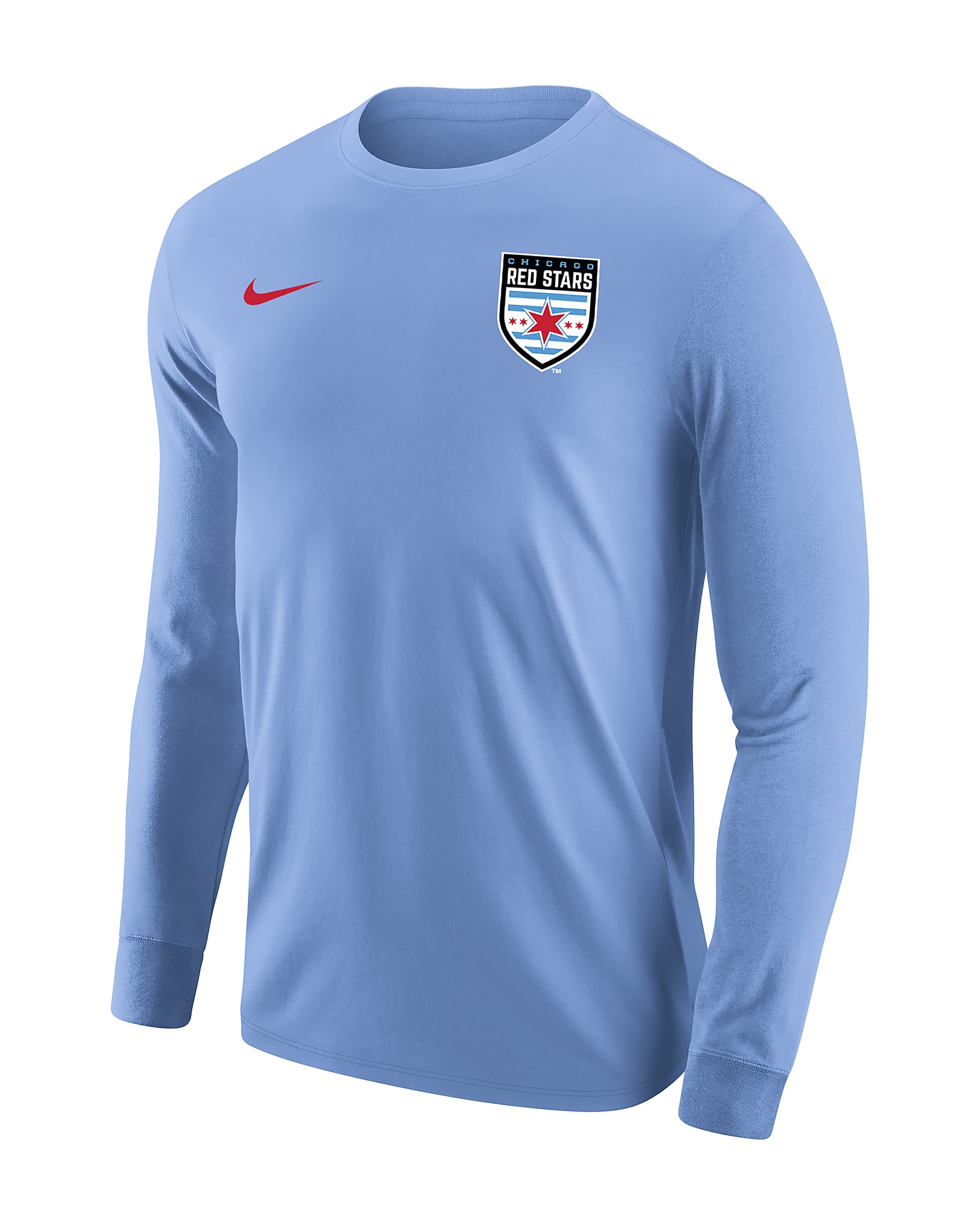 Chicago Red Stars Men's Nike Soccer Long-Sleeve T-Shirt - Valor Blue