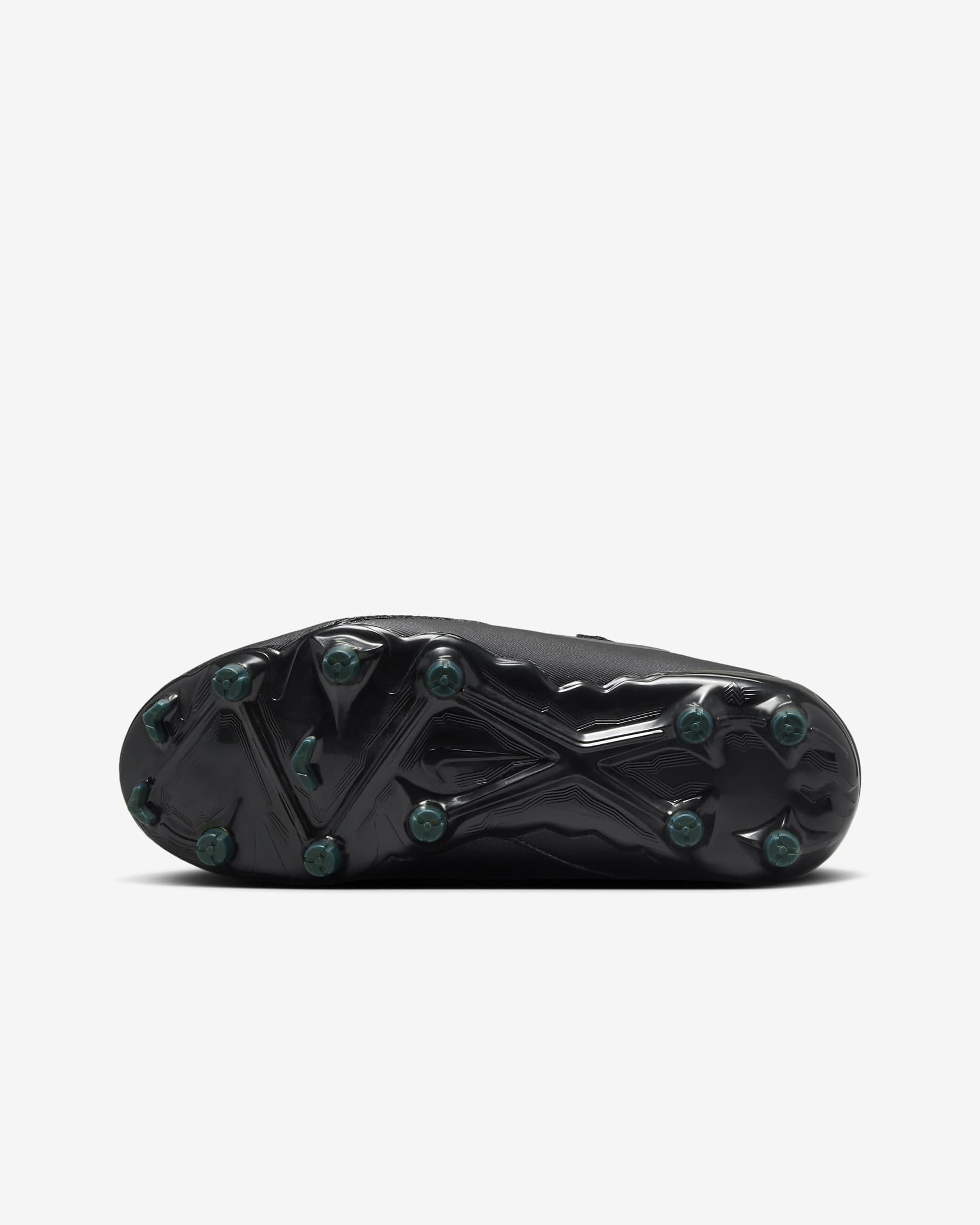 Scarpa da calcio a taglio basso MG Nike Jr. Phantom GX 2 Academy – Bambino/a | Ragazzo/a - Nero/Deep Jungle/Nero