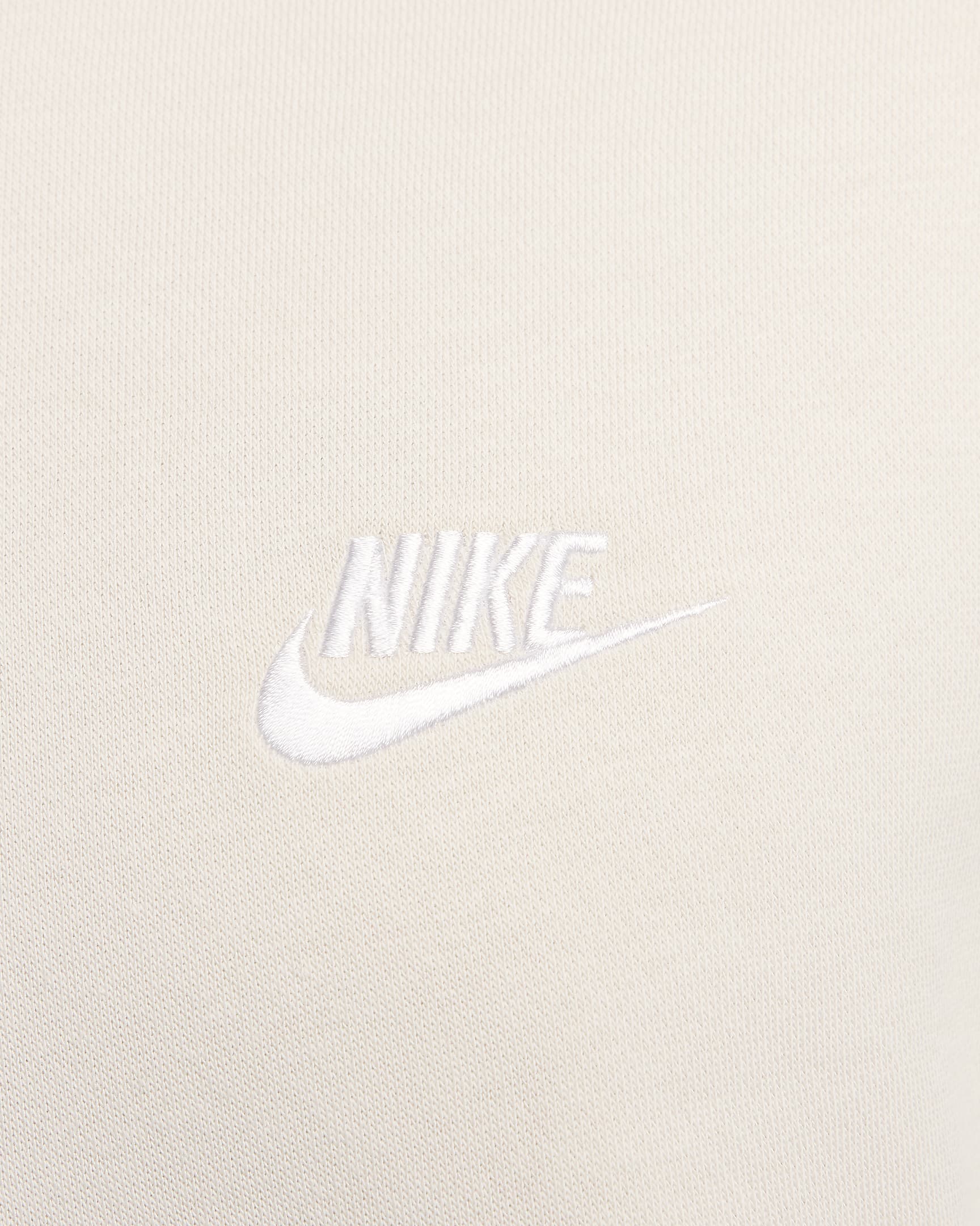 Sweat à capuche Nike Sportswear Club Fleece - Light Orewood Brown/Light Orewood Brown/Blanc