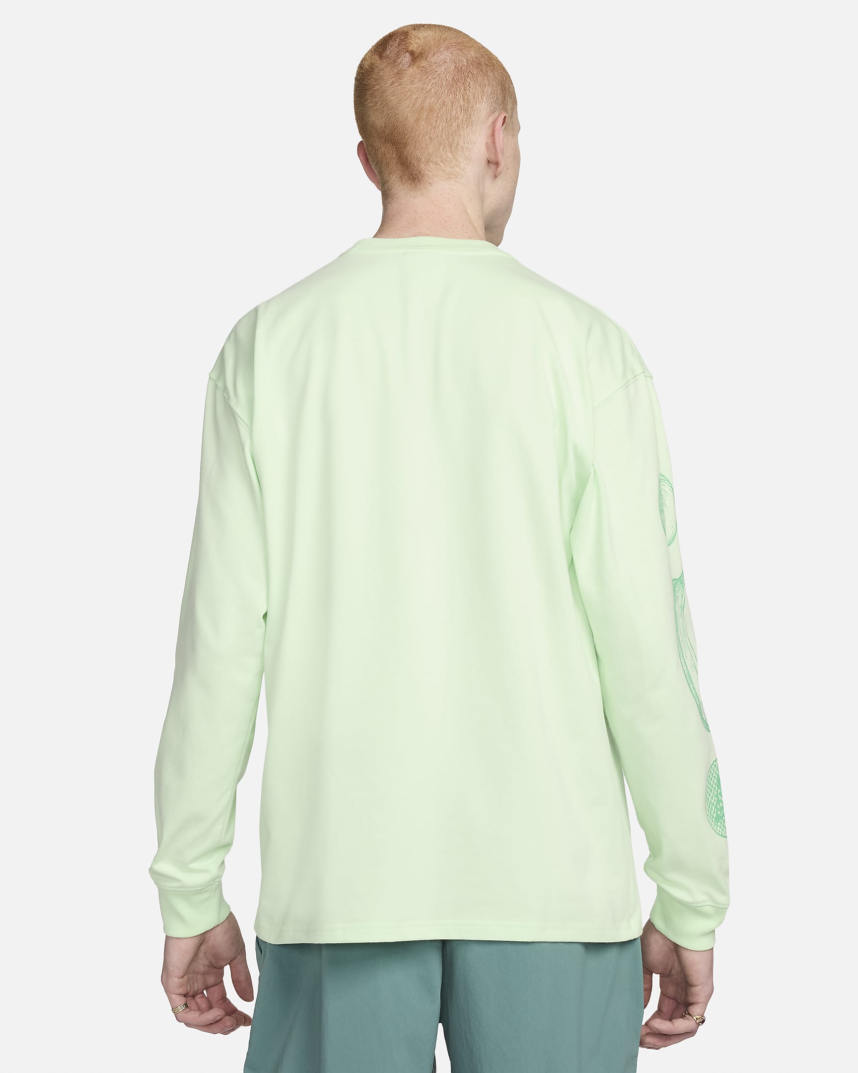 Nike ACG 'Hike Snacks' Men's Dri-FIT Long-Sleeve T-Shirt - Vapour Green