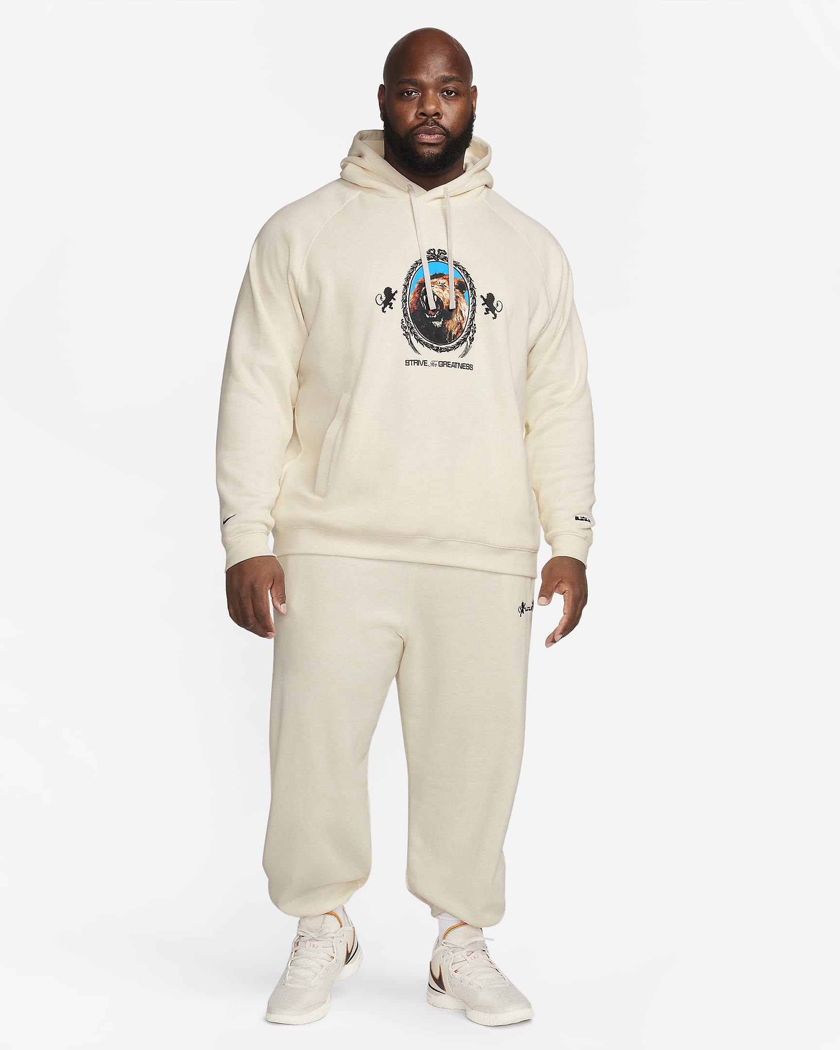 LeBron Men's Pullover Fleece Hoodie. Nike HR