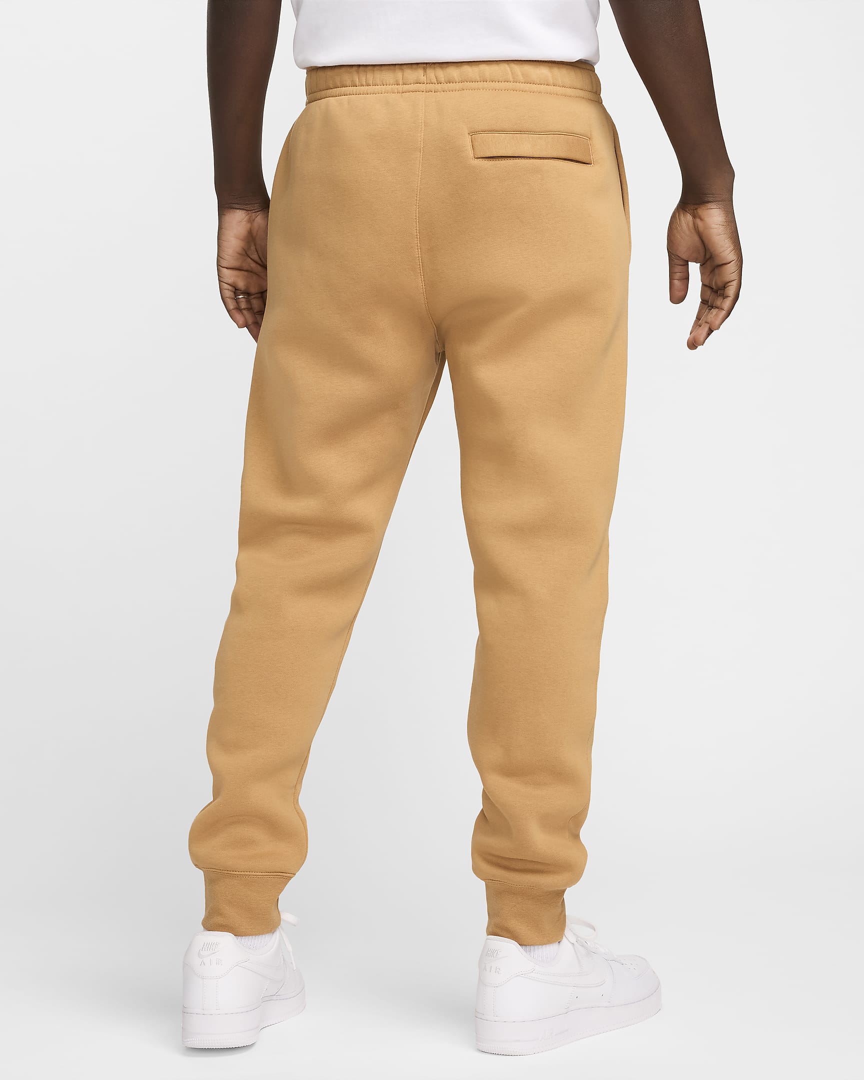 Nike Sportswear Club Fleece Joggers - Flax/Flax/White