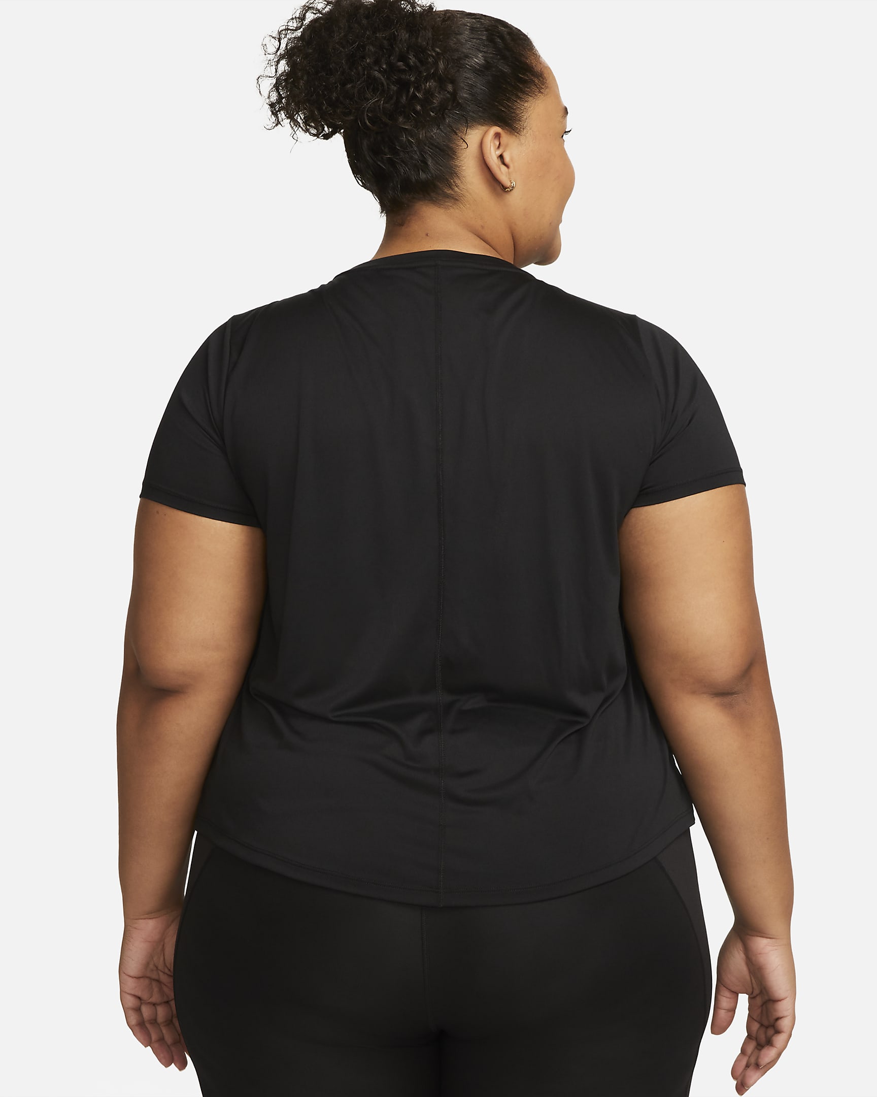 Nike Dri-FIT Swoosh Women's Short-Sleeve Running Top (Plus Size). Nike IN