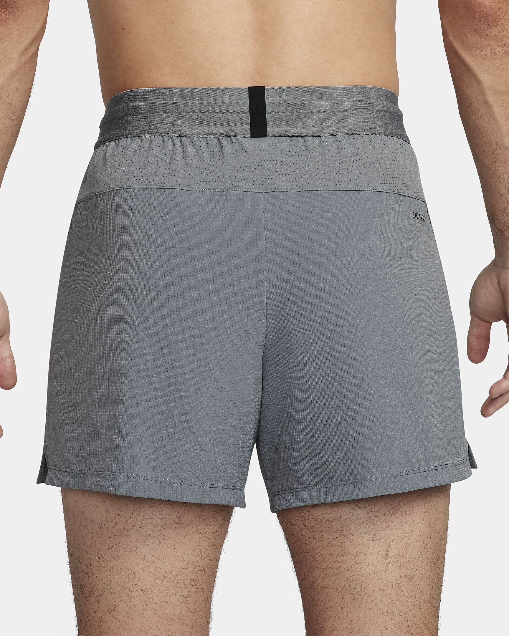 Shorts da fitness Dri-FIT non foderati 13 cm Nike Flex Rep – Uomo - Smoke Grey/Nero/Nero