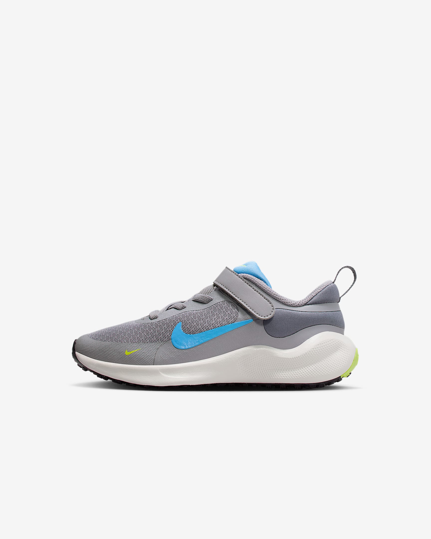 Nike Revolution 7 Little Kids' Shoes - Cement Grey/Light Carbon/Volt/University Blue