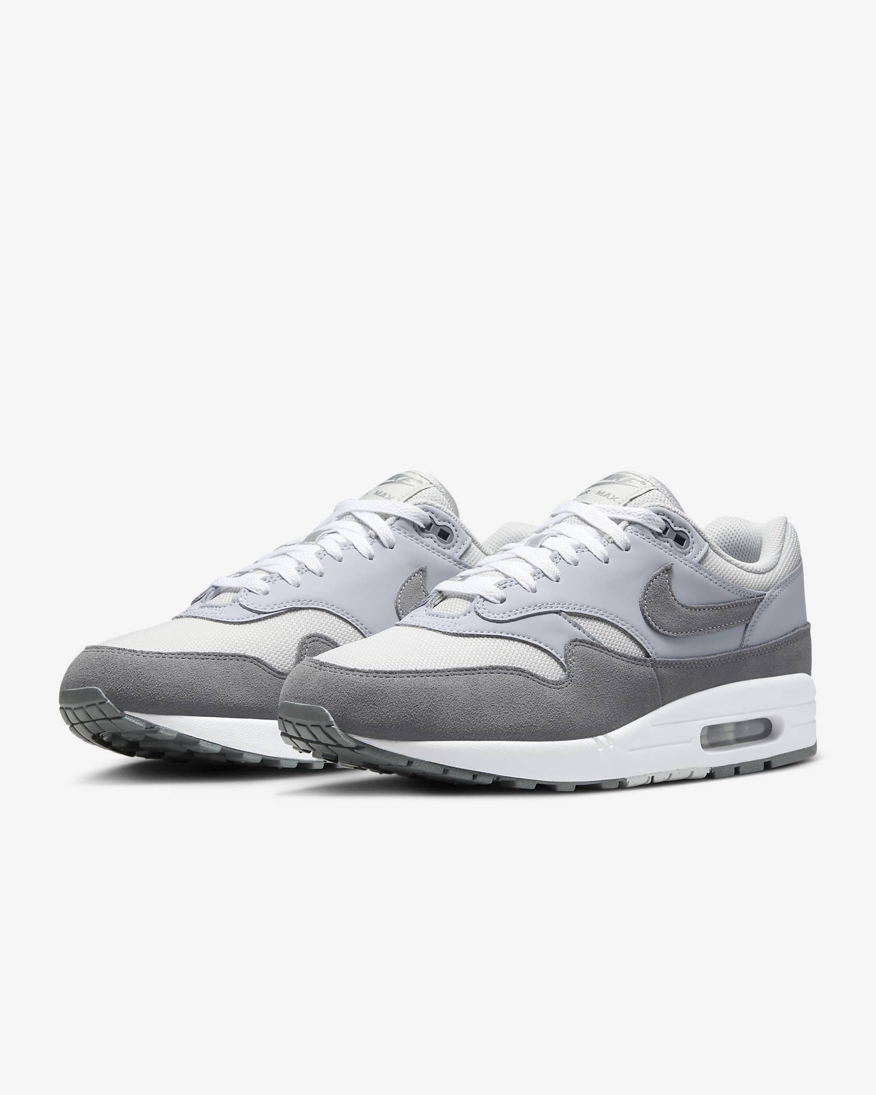 Chaussure Nike Air Max 1 pour homme - Photon Dust/Wolf Grey/Blanc/Smoke Grey