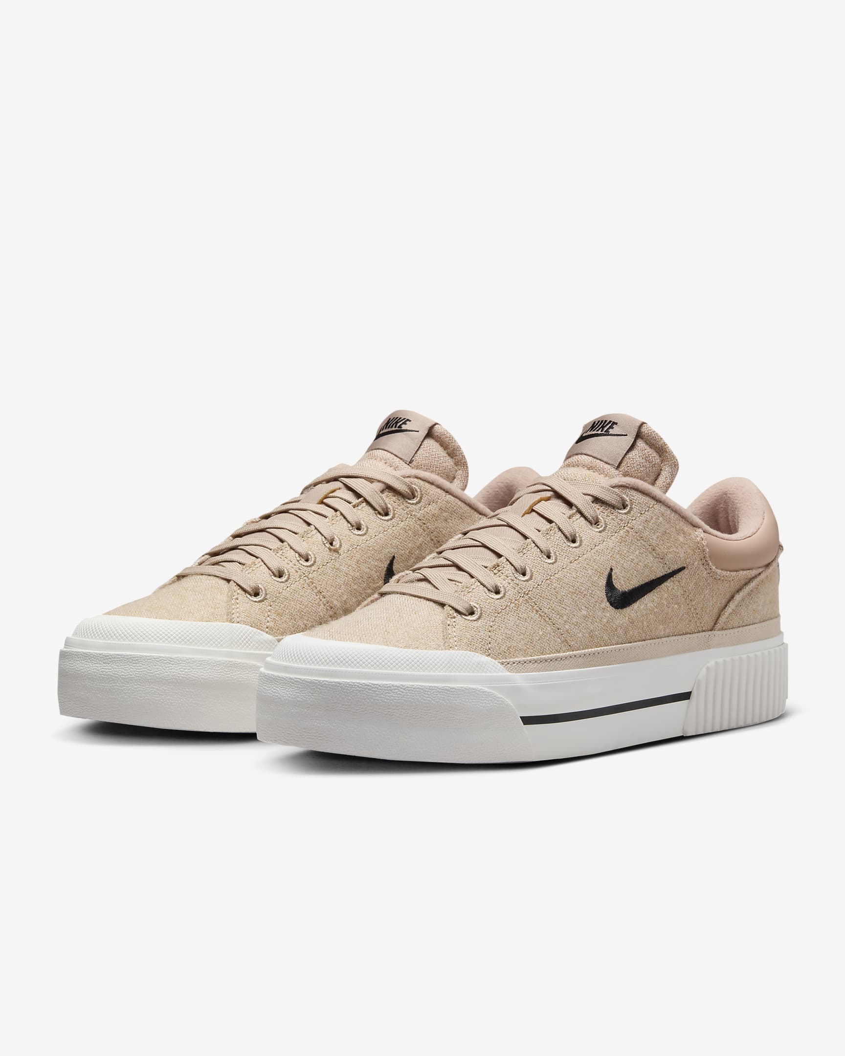 Nike Court Legacy Lift damesschoenen - Hemp/Sail/Sanddrift/Zwart